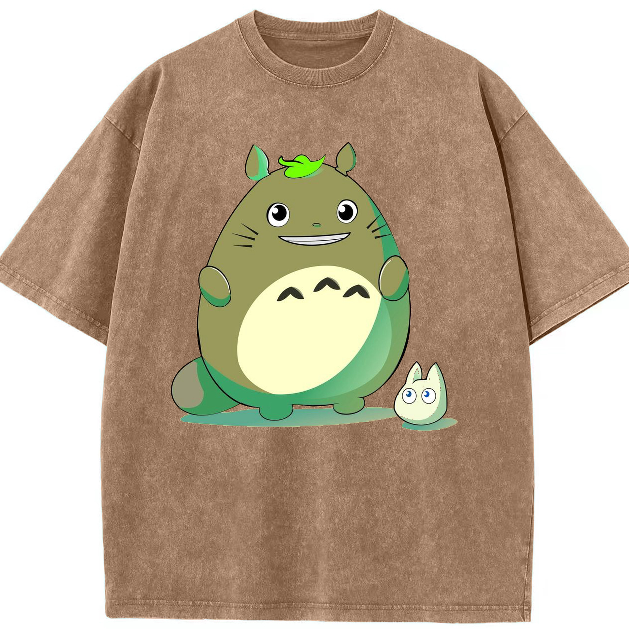 （画像用） となりのトトロ 草壁メイ 草壁サツキ My Neighbor Totoro Satsuki Kusakabe Mei Kusakabe 綿100% ヴィンテージ風 半袖Tシャツ（フロントプリント）