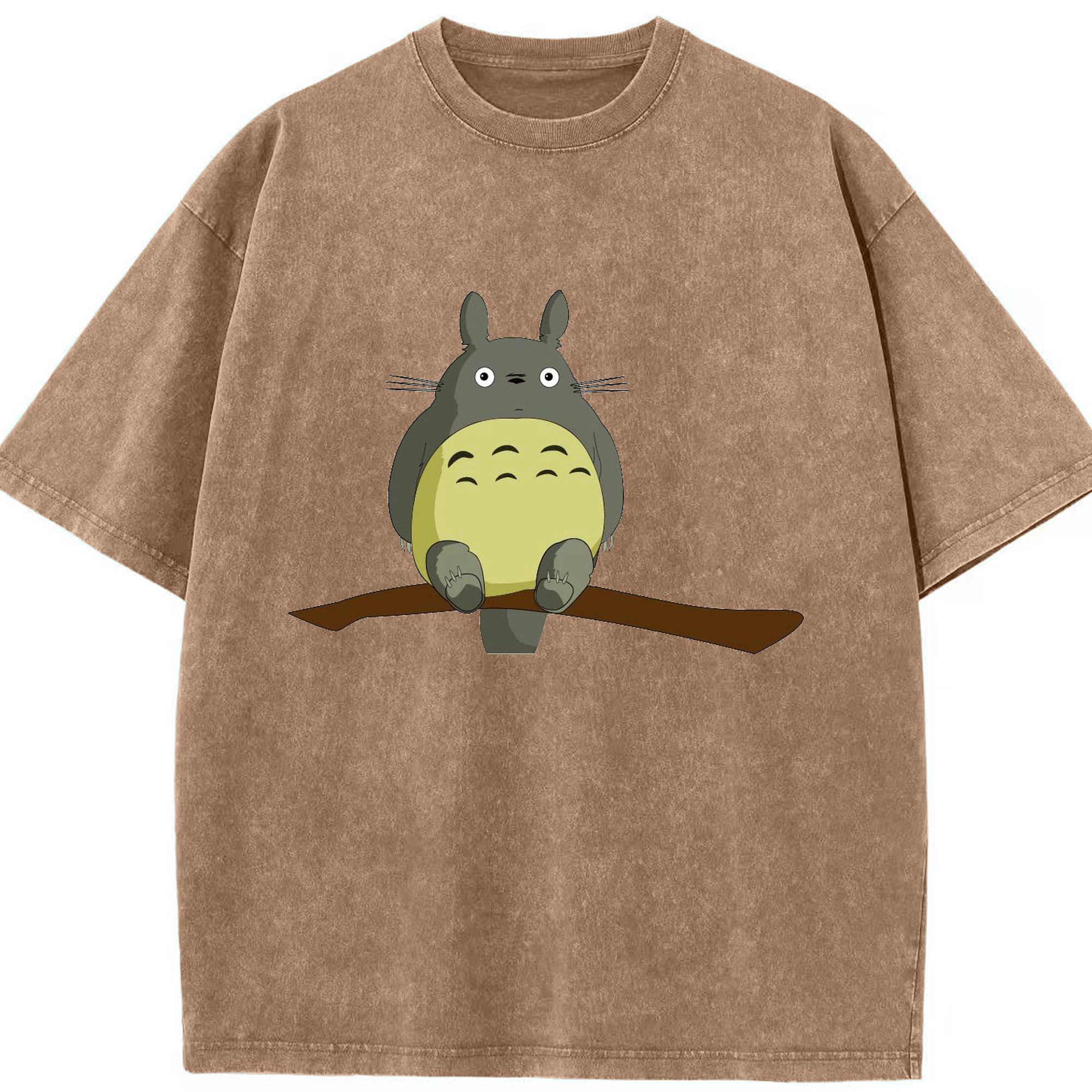 （画像用） となりのトトロ 草壁メイ 草壁サツキ My Neighbor Totoro Satsuki Kusakabe Mei Kusakabe 綿100% ヴィンテージ風 半袖Tシャツ（フロントプリント）