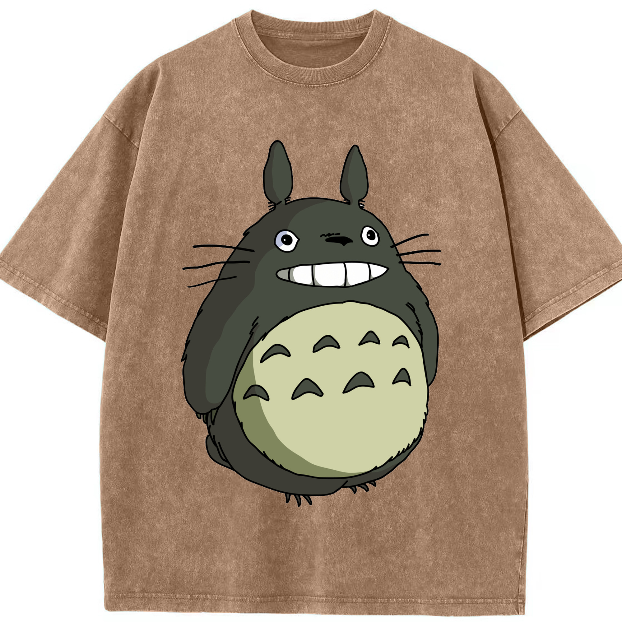 （画像用） となりのトトロ 草壁メイ 草壁サツキ My Neighbor Totoro Satsuki Kusakabe Mei Kusakabe 綿100% ヴィンテージ風 半袖Tシャツ（フロントプリント）