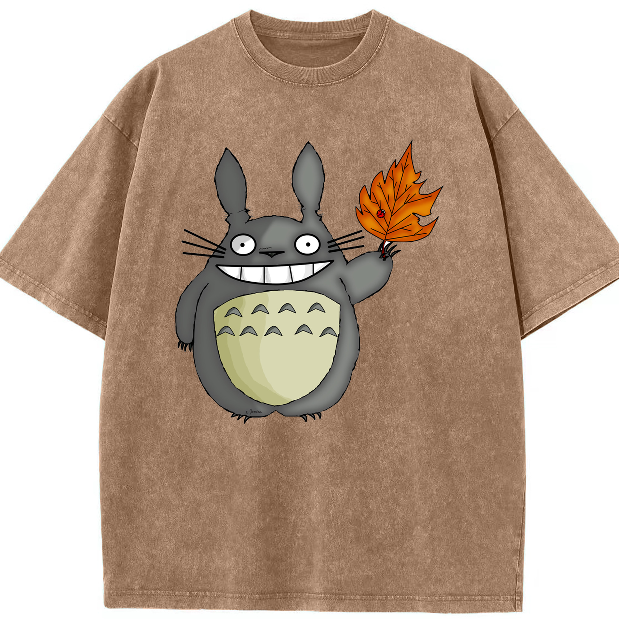 （画像用） となりのトトロ 草壁メイ 草壁サツキ My Neighbor Totoro Satsuki Kusakabe Mei Kusakabe 綿100% ヴィンテージ風 半袖Tシャツ（フロントプリント）
