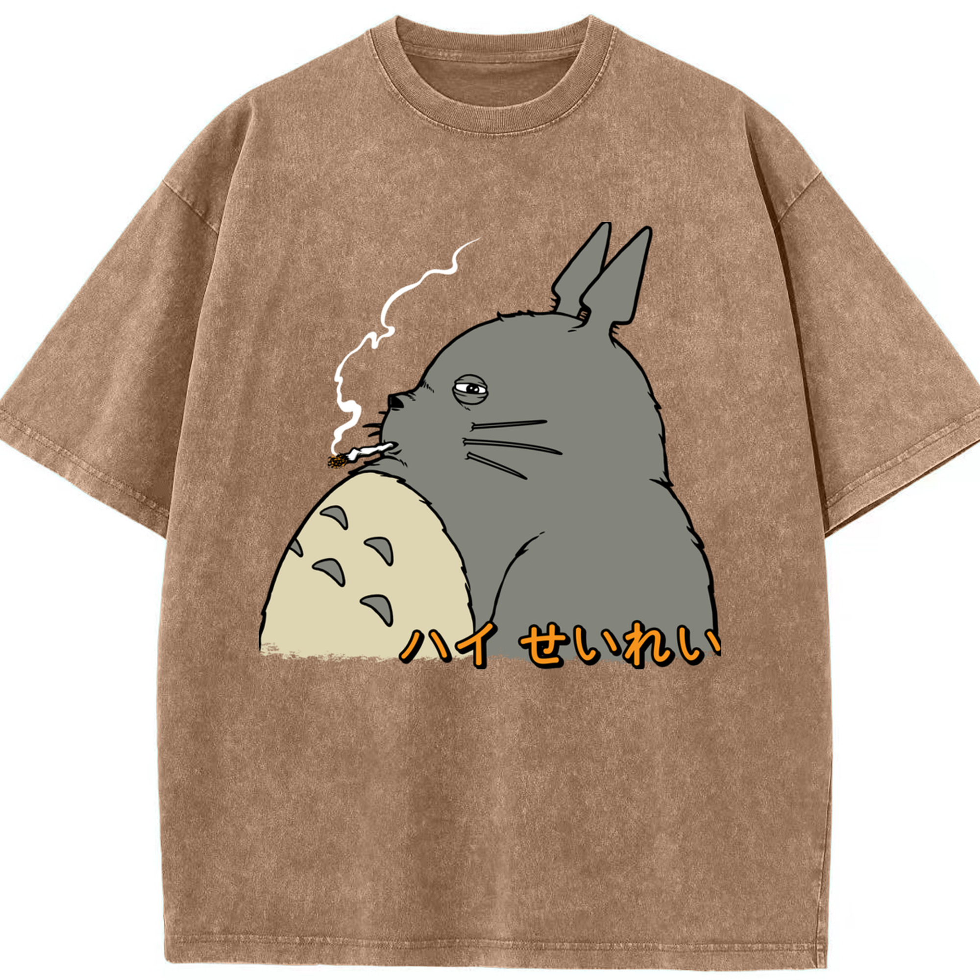 （画像用） となりのトトロ 草壁メイ 草壁サツキ My Neighbor Totoro Satsuki Kusakabe Mei Kusakabe 綿100% ヴィンテージ風 半袖Tシャツ（フロントプリント）