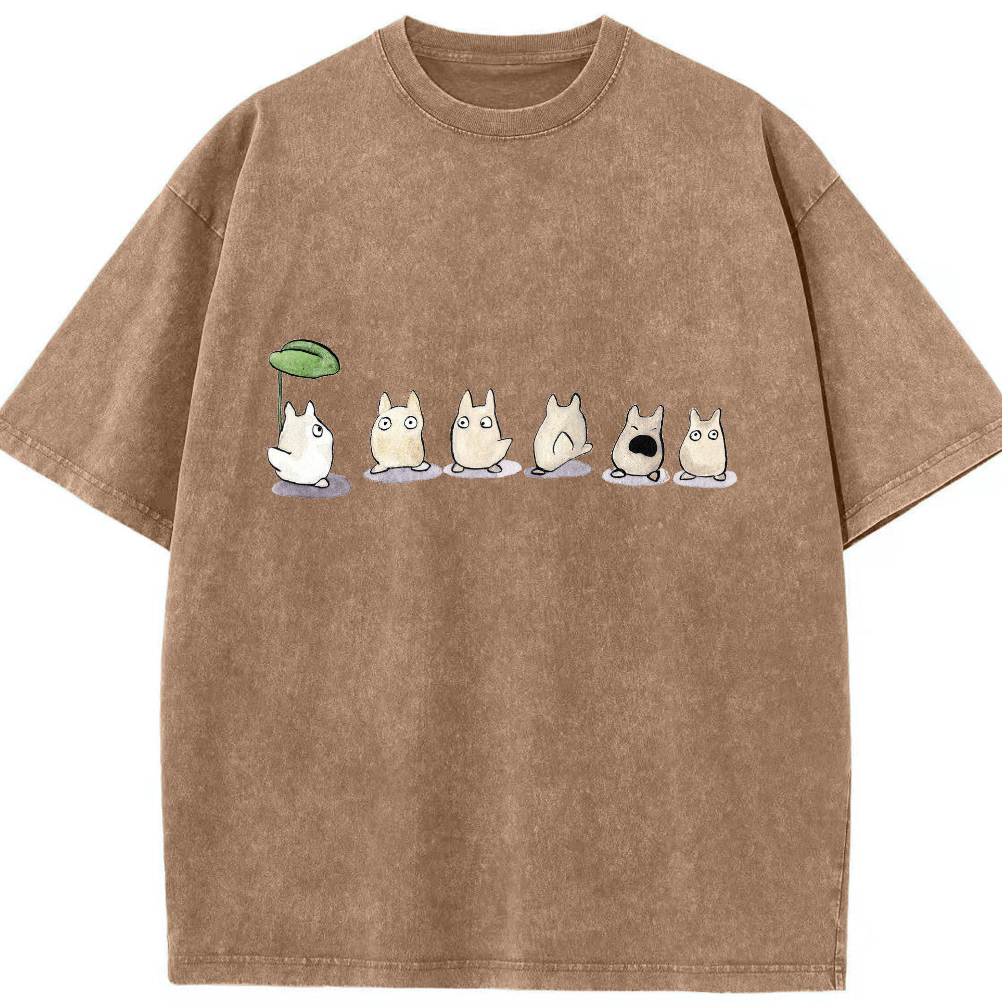 （画像用） となりのトトロ 草壁メイ 草壁サツキ My Neighbor Totoro Satsuki Kusakabe Mei Kusakabe 綿100% ヴィンテージ風 半袖Tシャツ（フロントプリント）