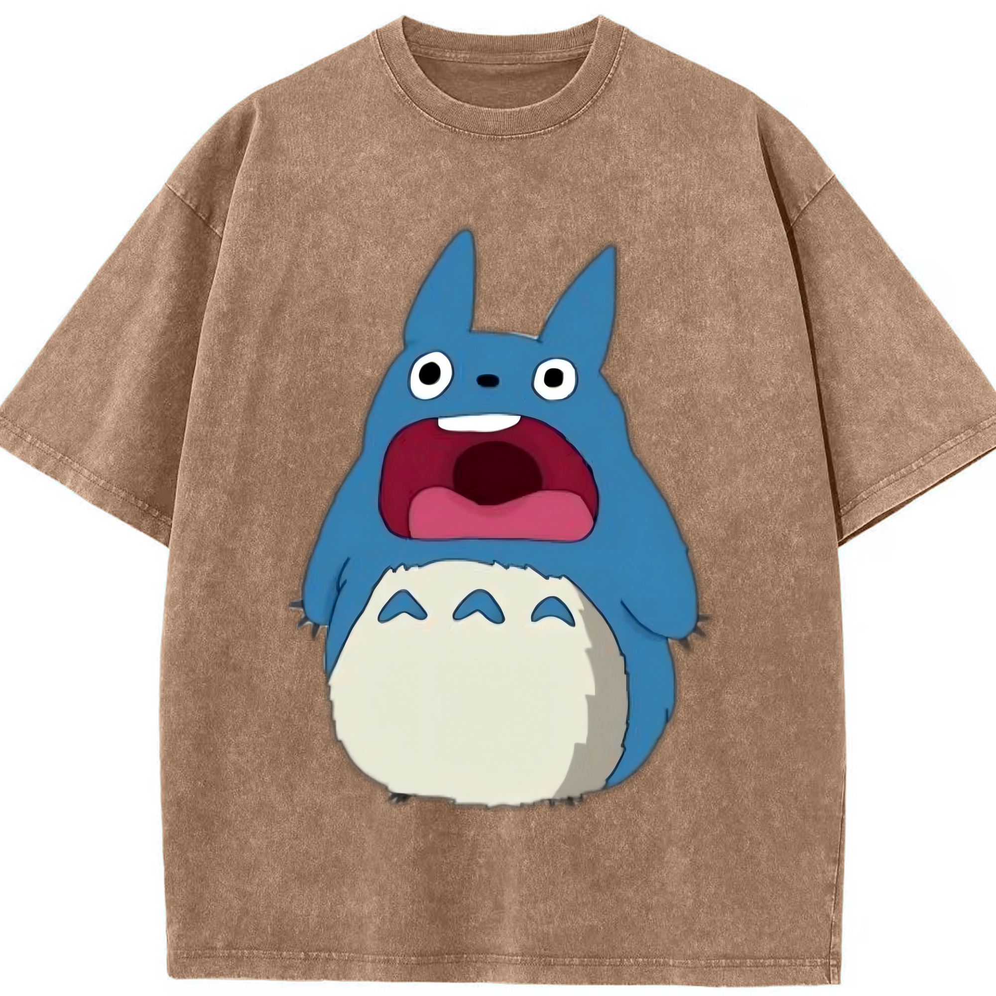 （画像用） となりのトトロ 草壁メイ 草壁サツキ My Neighbor Totoro Satsuki Kusakabe Mei Kusakabe 綿100% ヴィンテージ風 半袖Tシャツ（フロントプリント）