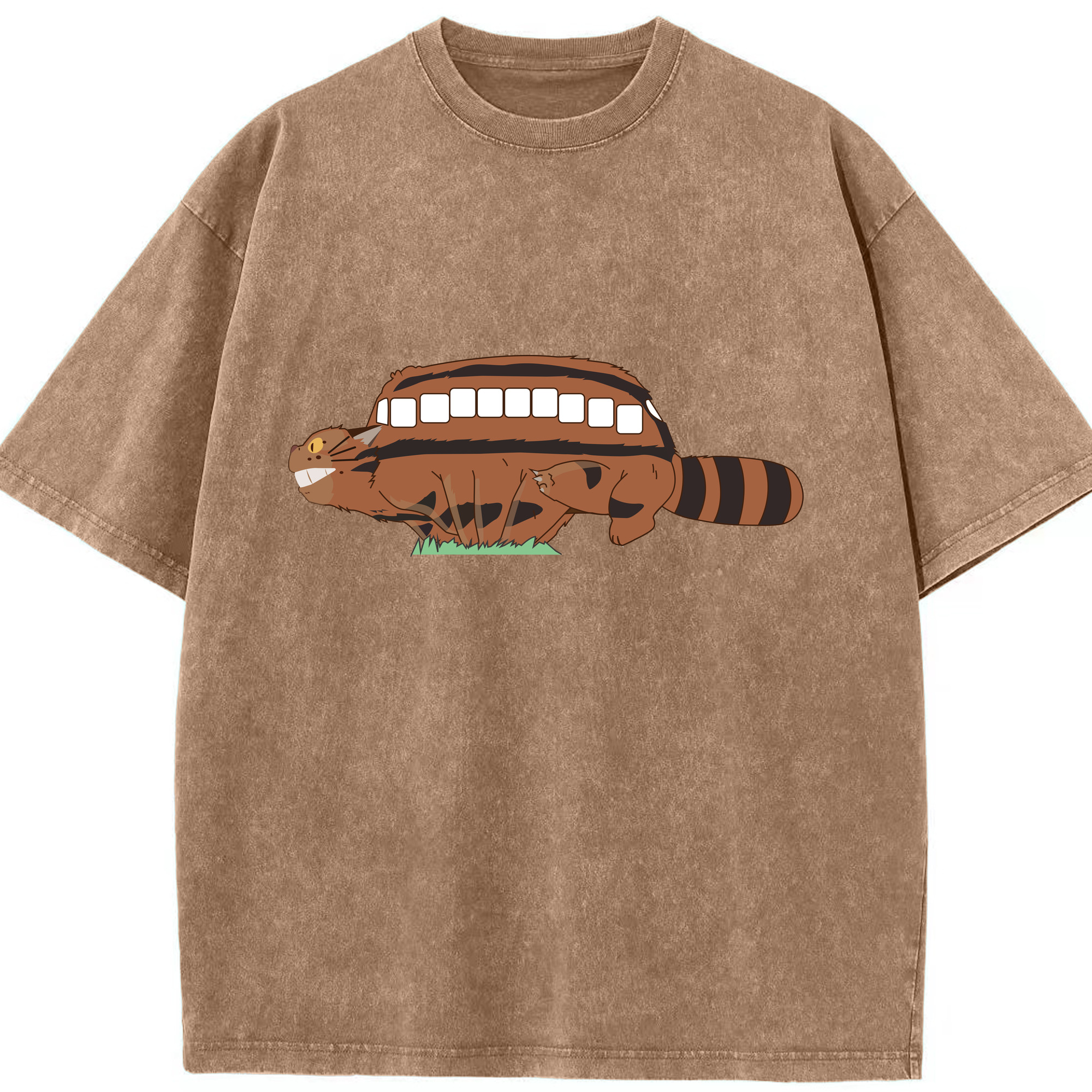 （画像用） となりのトトロ 草壁メイ 草壁サツキ My Neighbor Totoro Satsuki Kusakabe Mei Kusakabe 綿100% ヴィンテージ風 半袖Tシャツ（フロントプリント）