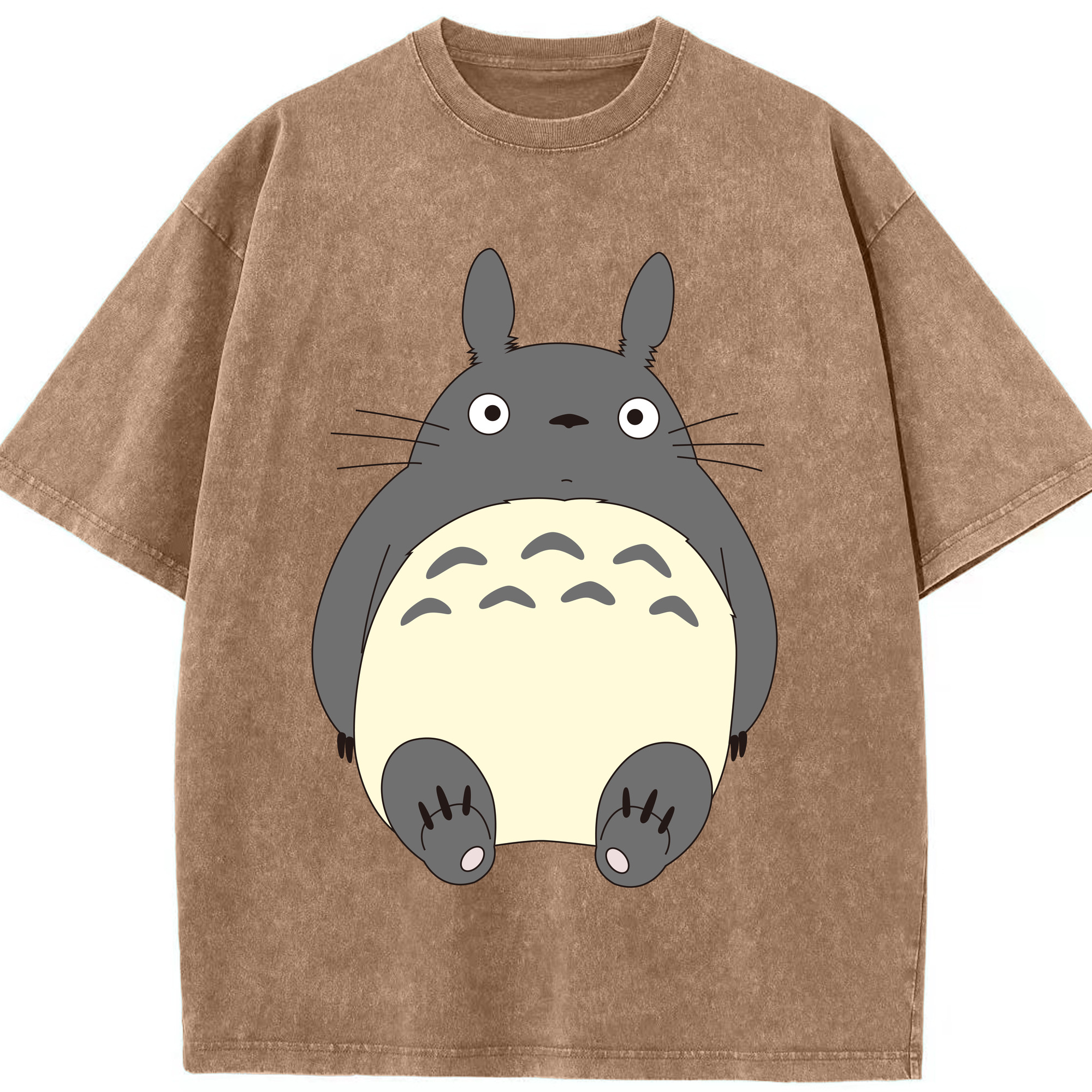 （画像用） となりのトトロ 草壁メイ 草壁サツキ My Neighbor Totoro Satsuki Kusakabe Mei Kusakabe 綿100% ヴィンテージ風 半袖Tシャツ（フロントプリント）