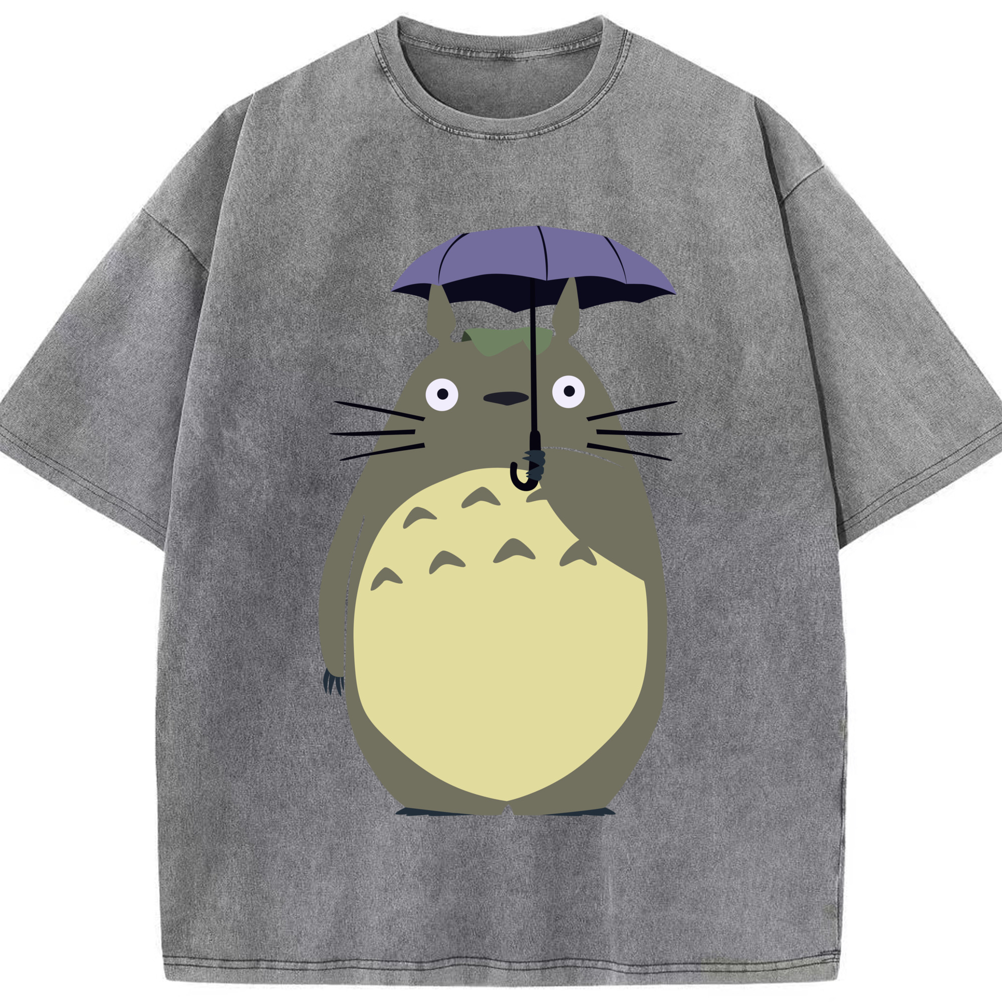 （画像用） となりのトトロ 草壁メイ 草壁サツキ My Neighbor Totoro Satsuki Kusakabe Mei Kusakabe 綿100% ヴィンテージ風 半袖Tシャツ（フロントプリント）
