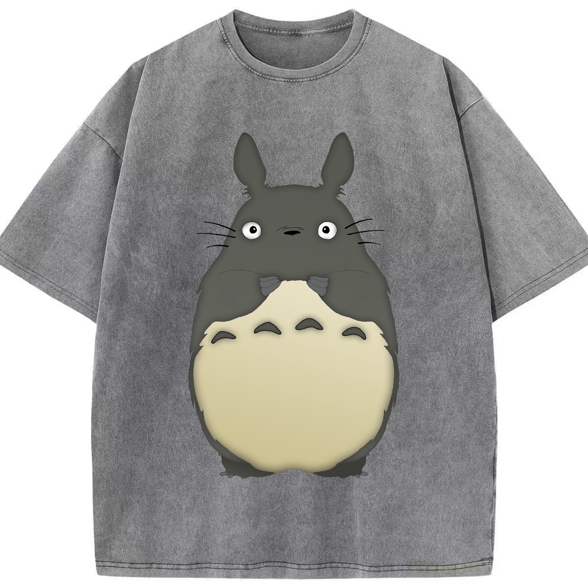 （画像用） となりのトトロ 草壁メイ 草壁サツキ My Neighbor Totoro Satsuki Kusakabe Mei Kusakabe 綿100% ヴィンテージ風 半袖Tシャツ（フロントプリント）