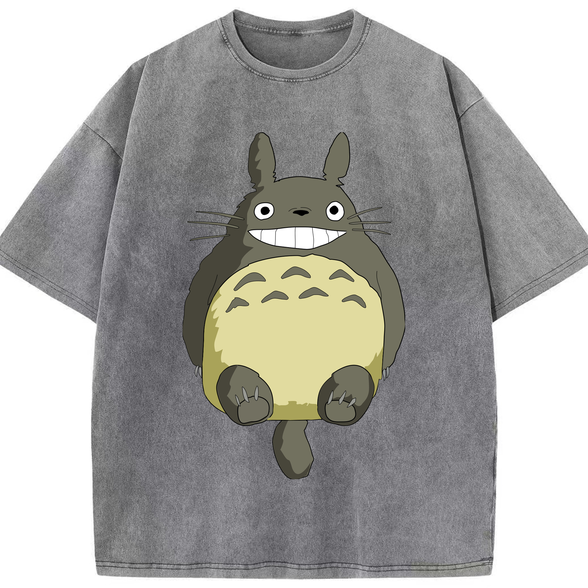 （画像用） となりのトトロ 草壁メイ 草壁サツキ My Neighbor Totoro Satsuki Kusakabe Mei Kusakabe 綿100% ヴィンテージ風 半袖Tシャツ（フロントプリント）