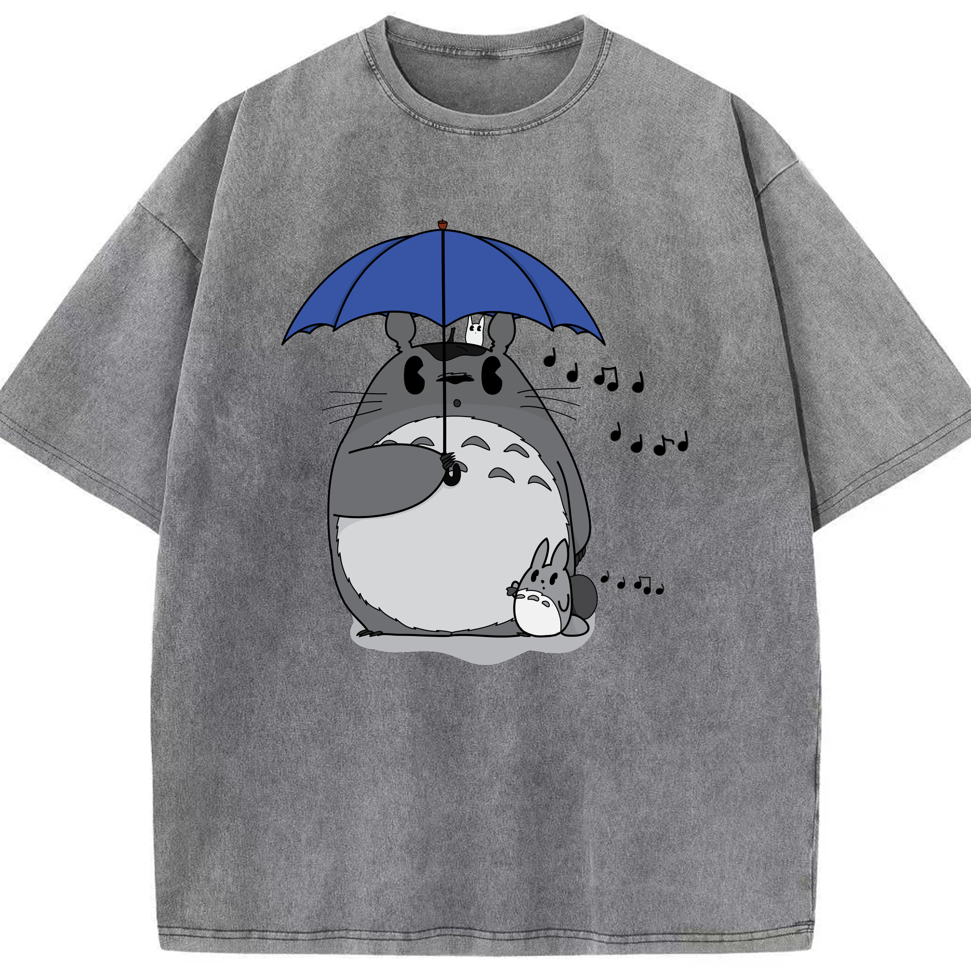 （画像用） となりのトトロ 草壁メイ 草壁サツキ My Neighbor Totoro Satsuki Kusakabe Mei Kusakabe 綿100% ヴィンテージ風 半袖Tシャツ（フロントプリント）
