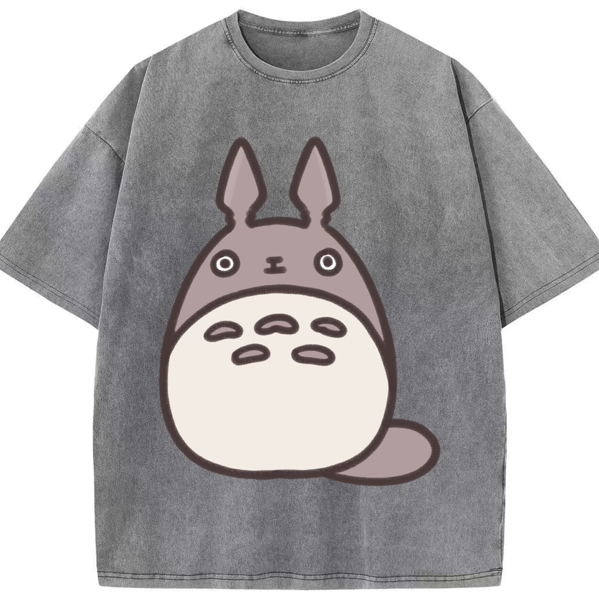 （画像用） となりのトトロ 草壁メイ 草壁サツキ My Neighbor Totoro Satsuki Kusakabe Mei Kusakabe 綿100% ヴィンテージ風 半袖Tシャツ（フロントプリント）