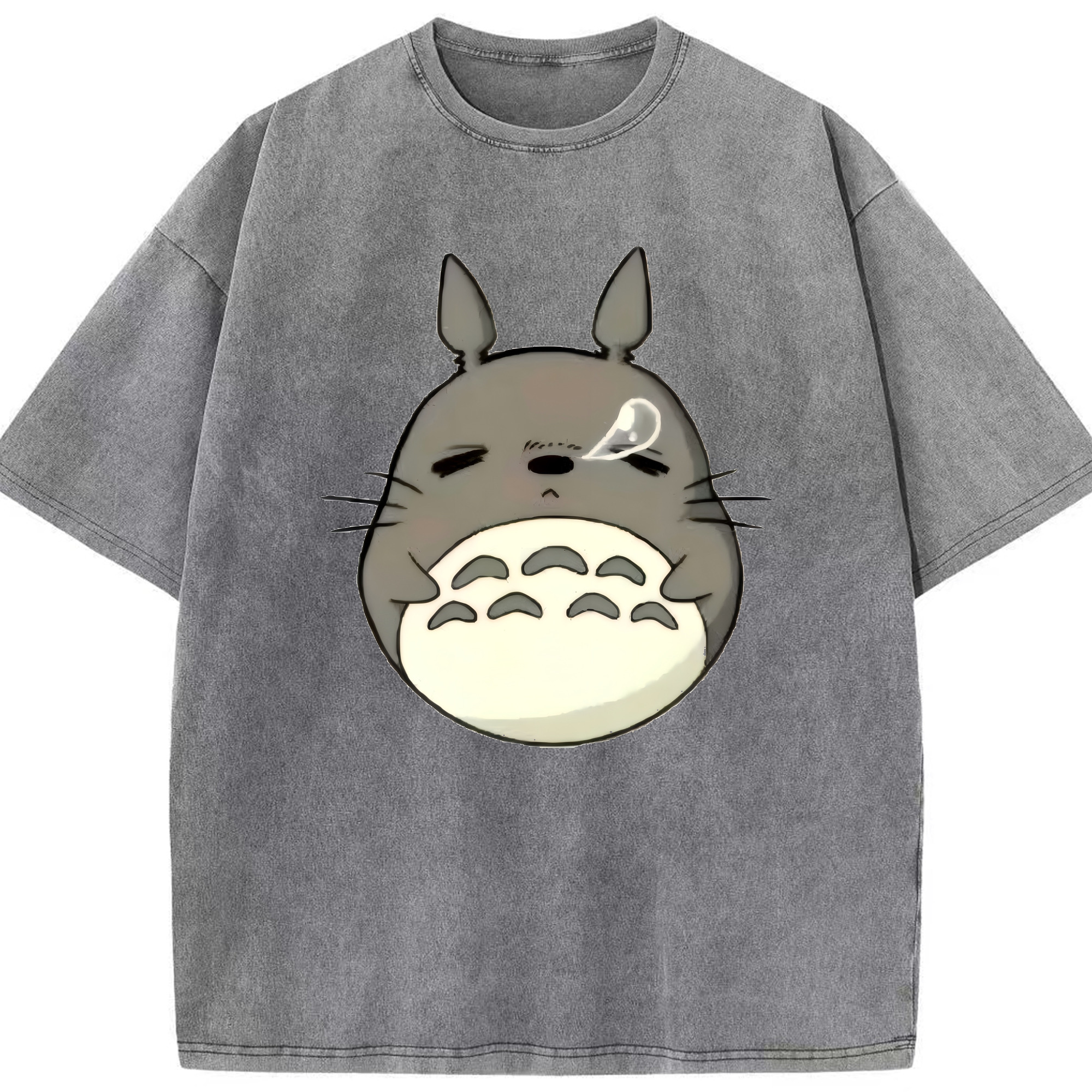 （画像用） となりのトトロ 草壁メイ 草壁サツキ My Neighbor Totoro Satsuki Kusakabe Mei Kusakabe 綿100% ヴィンテージ風 半袖Tシャツ（フロントプリント）
