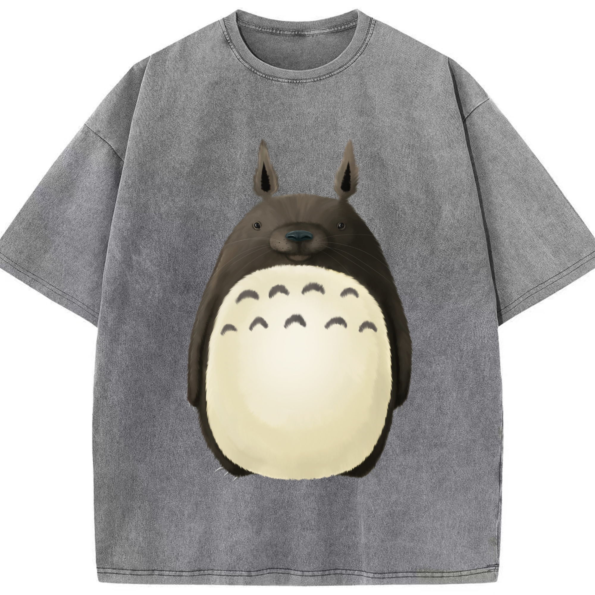 （画像用） となりのトトロ 草壁メイ 草壁サツキ My Neighbor Totoro Satsuki Kusakabe Mei Kusakabe 綿100% ヴィンテージ風 半袖Tシャツ（フロントプリント）