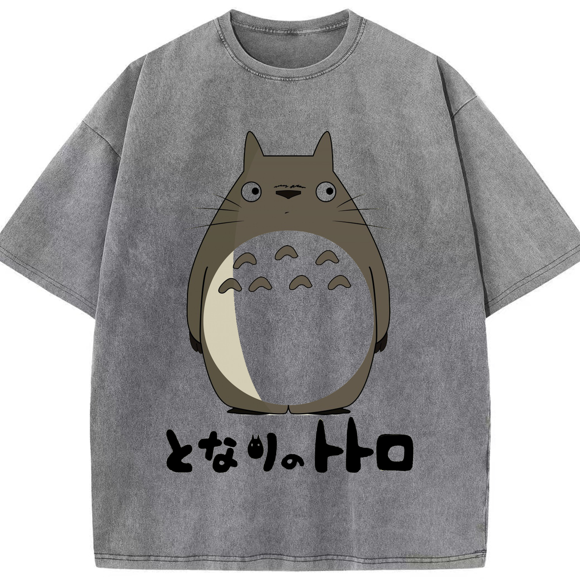（画像用） となりのトトロ 草壁メイ 草壁サツキ My Neighbor Totoro Satsuki Kusakabe Mei Kusakabe 綿100% ヴィンテージ風 半袖Tシャツ（フロントプリント）