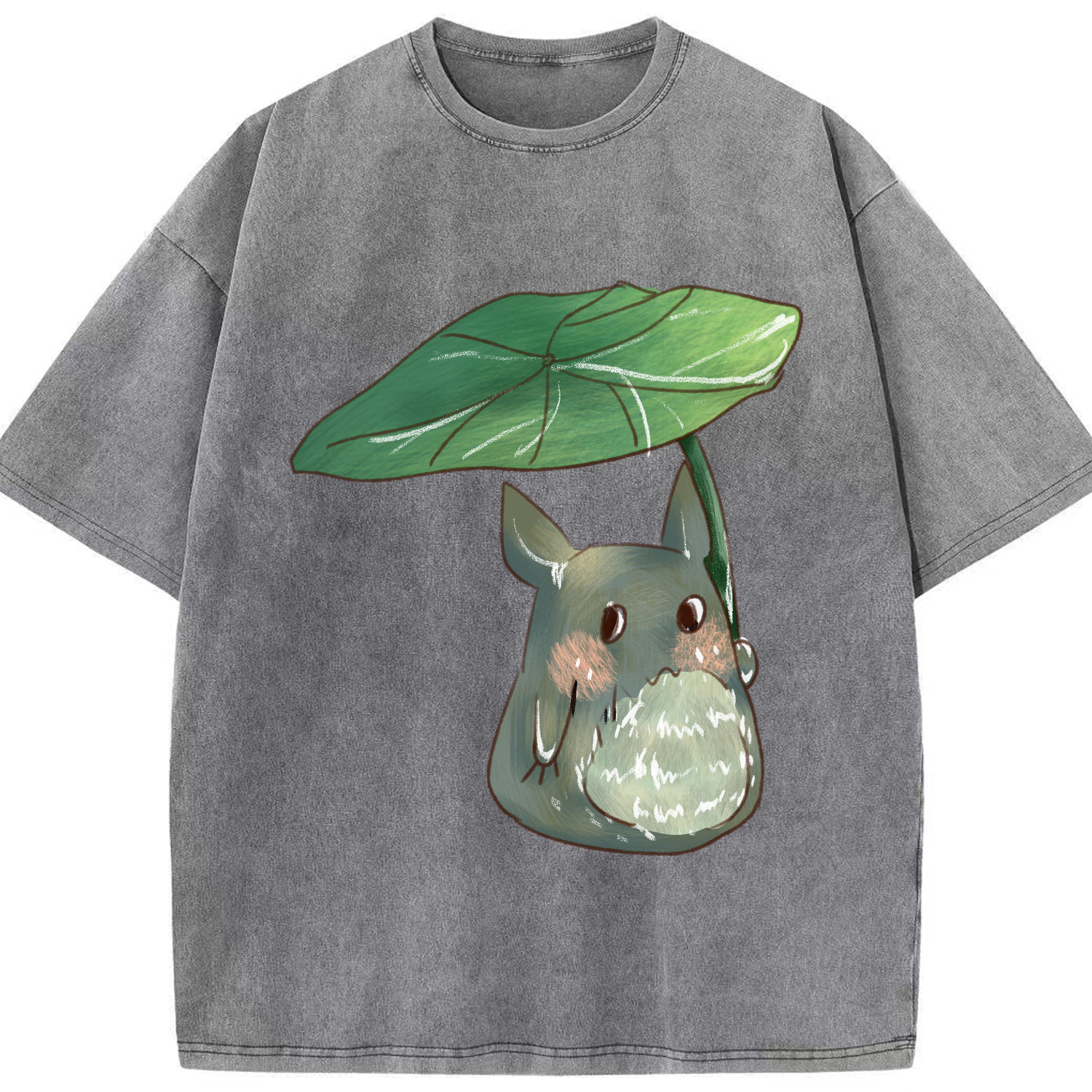 （画像用） となりのトトロ 草壁メイ 草壁サツキ My Neighbor Totoro Satsuki Kusakabe Mei Kusakabe 綿100% ヴィンテージ風 半袖Tシャツ（フロントプリント）