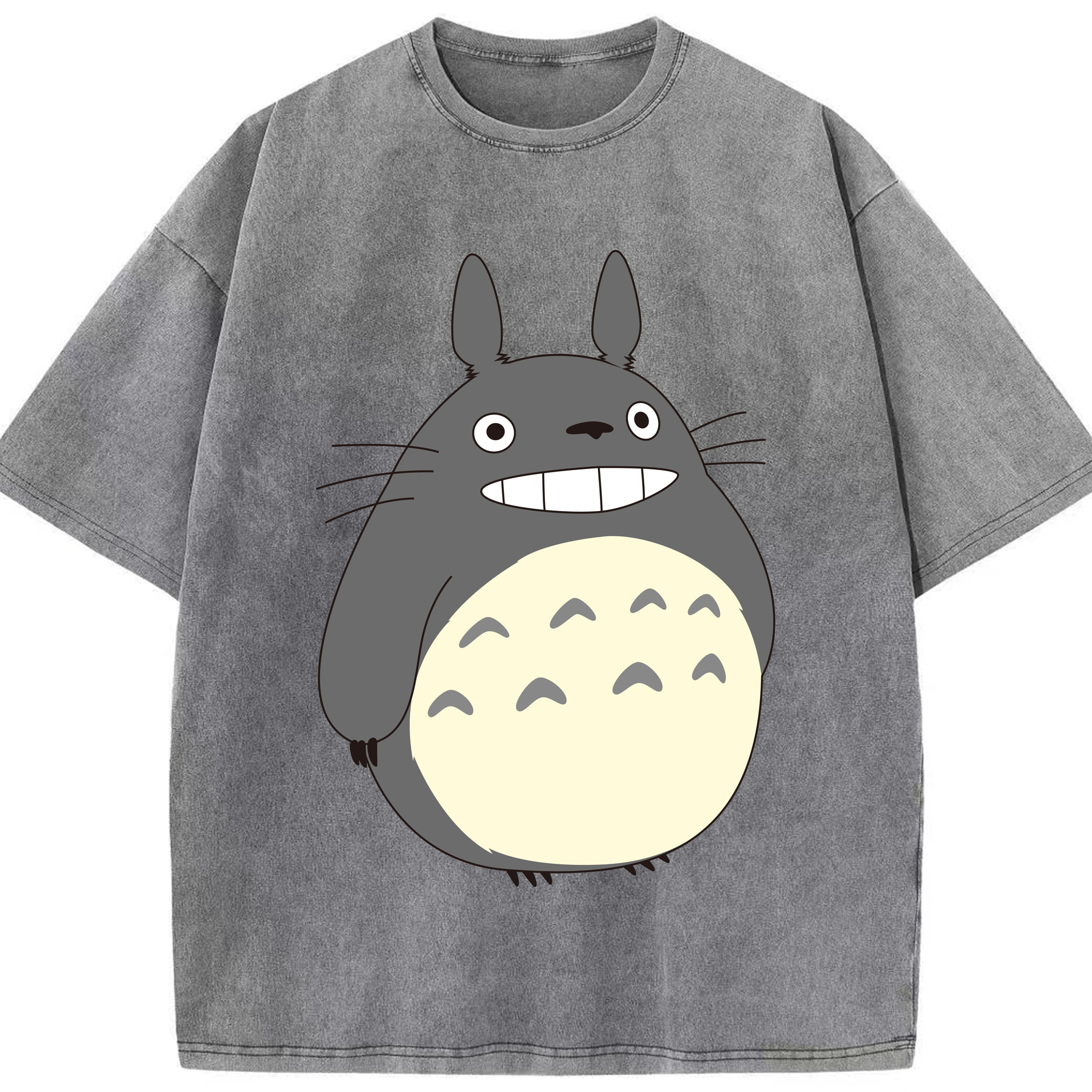 （画像用） となりのトトロ 草壁メイ 草壁サツキ My Neighbor Totoro Satsuki Kusakabe Mei Kusakabe 綿100% ヴィンテージ風 半袖Tシャツ（フロントプリント）