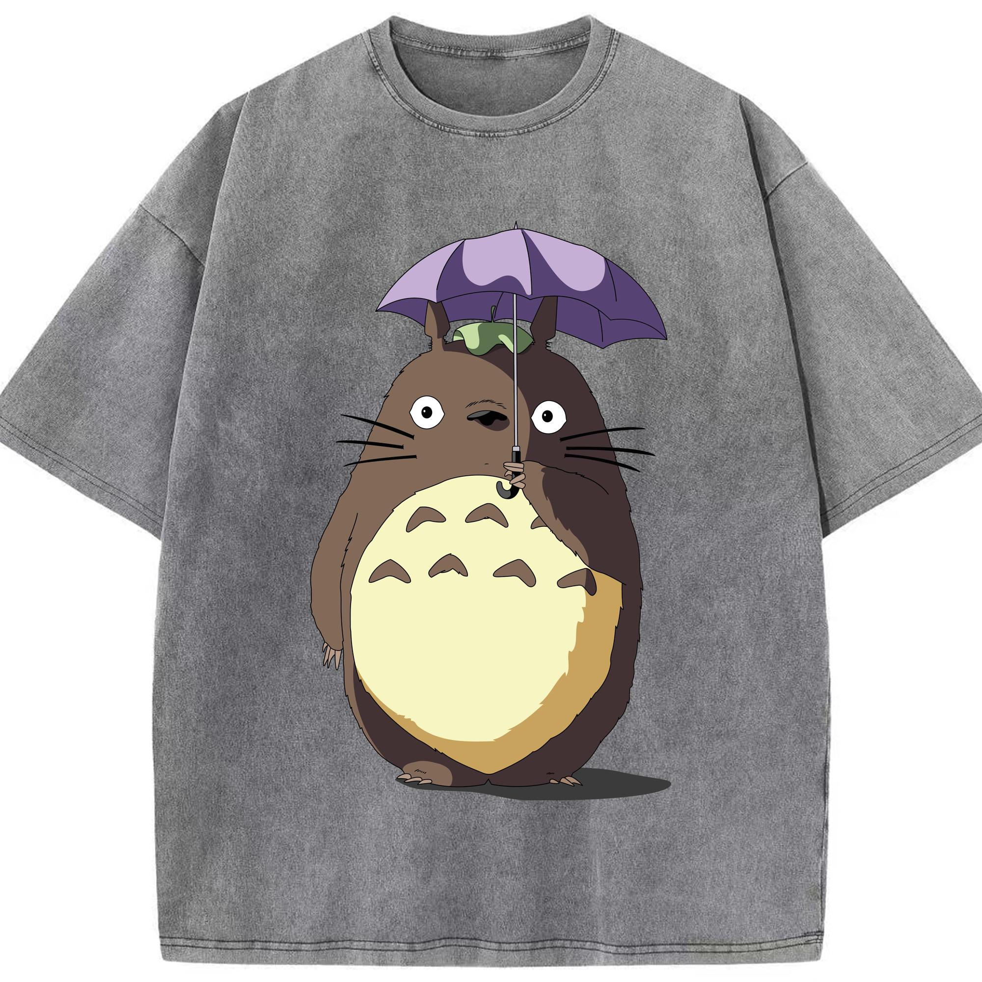 （画像用） となりのトトロ 草壁メイ 草壁サツキ My Neighbor Totoro Satsuki Kusakabe Mei Kusakabe 綿100% ヴィンテージ風 半袖Tシャツ（フロントプリント）