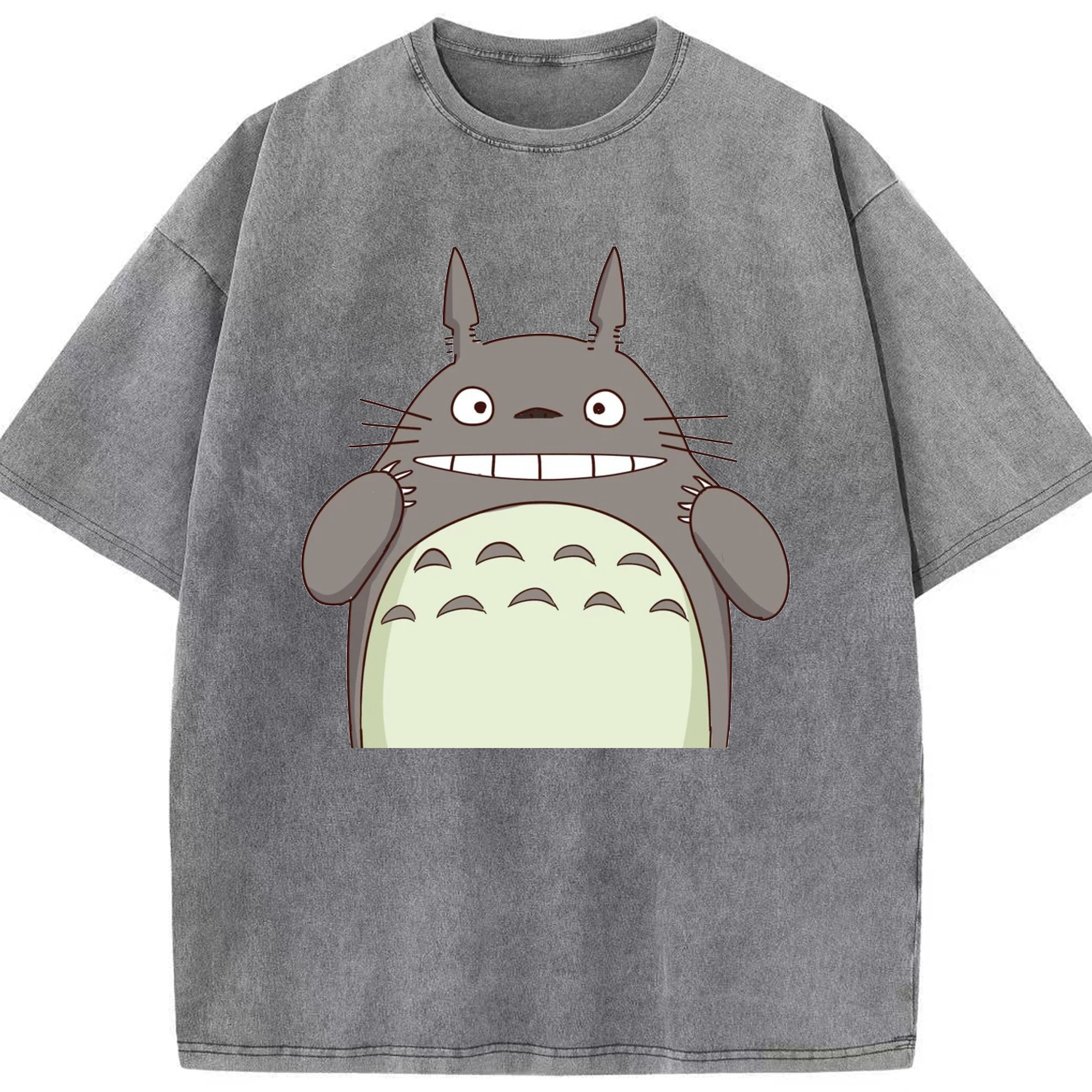 （画像用） となりのトトロ 草壁メイ 草壁サツキ My Neighbor Totoro Satsuki Kusakabe Mei Kusakabe 綿100% ヴィンテージ風 半袖Tシャツ（フロントプリント）