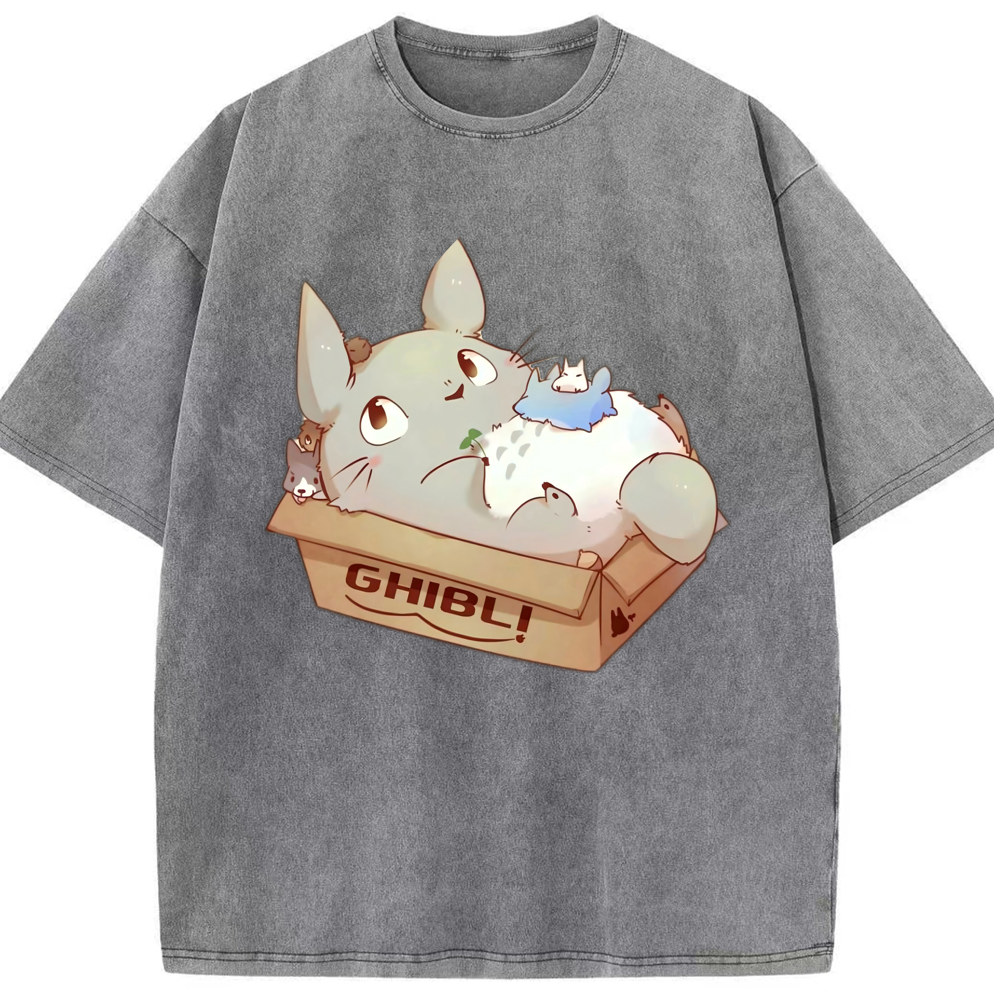（画像用） となりのトトロ 草壁メイ 草壁サツキ My Neighbor Totoro Satsuki Kusakabe Mei Kusakabe 綿100% ヴィンテージ風 半袖Tシャツ（フロントプリント）
