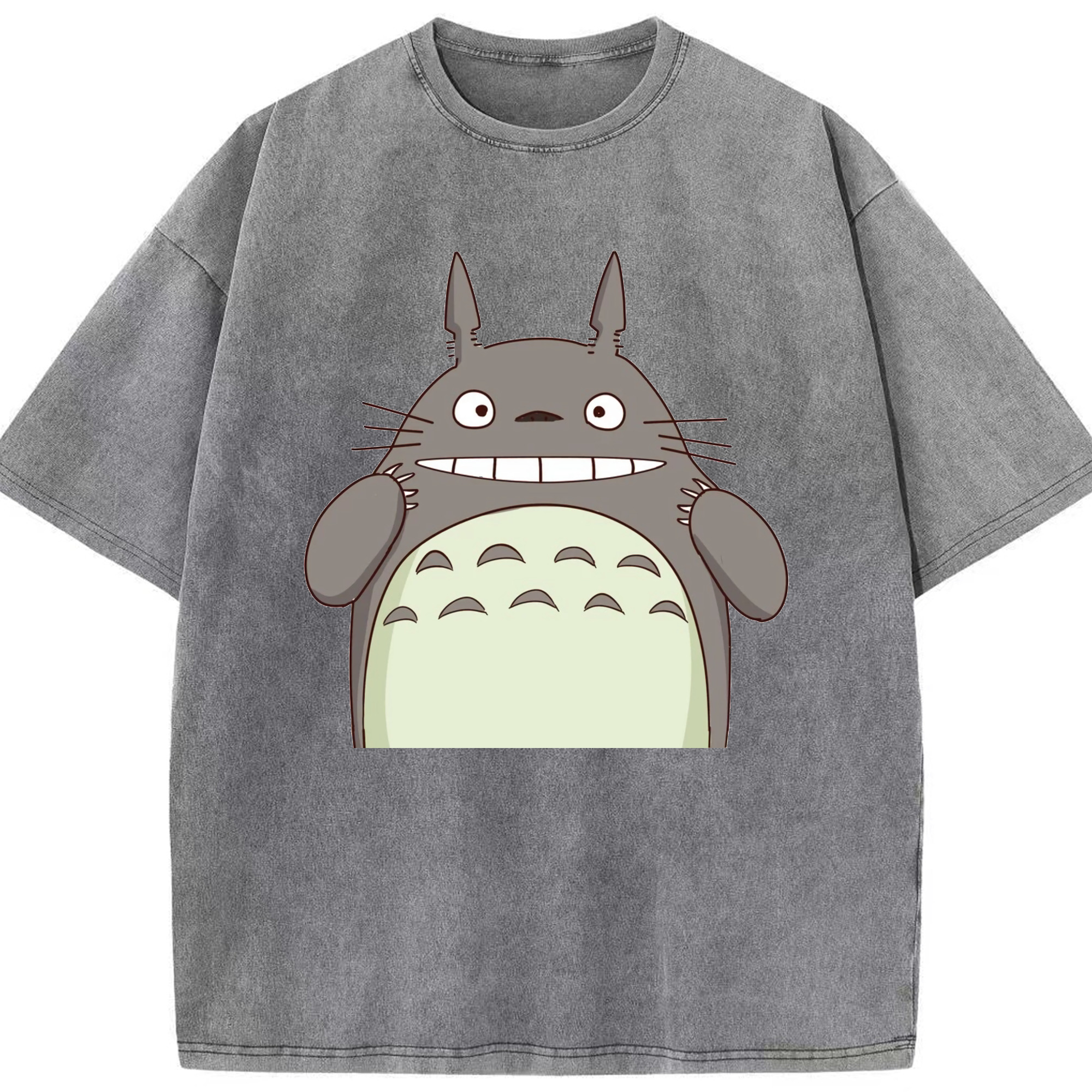 （画像用） となりのトトロ 草壁メイ 草壁サツキ My Neighbor Totoro Satsuki Kusakabe Mei Kusakabe 綿100% ヴィンテージ風 半袖Tシャツ（フロントプリント）