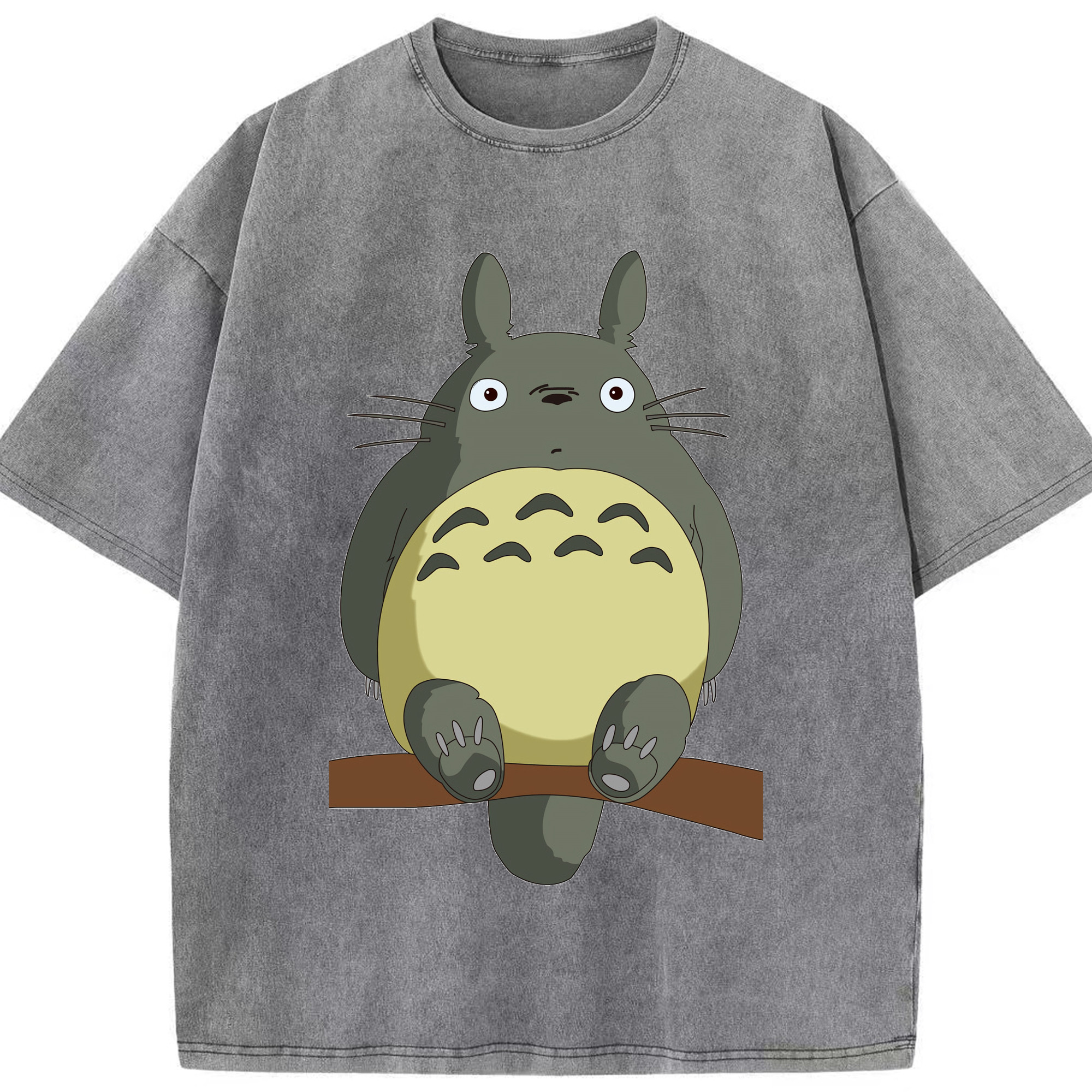 （画像用） となりのトトロ 草壁メイ 草壁サツキ My Neighbor Totoro Satsuki Kusakabe Mei Kusakabe 綿100% ヴィンテージ風 半袖Tシャツ（フロントプリント）