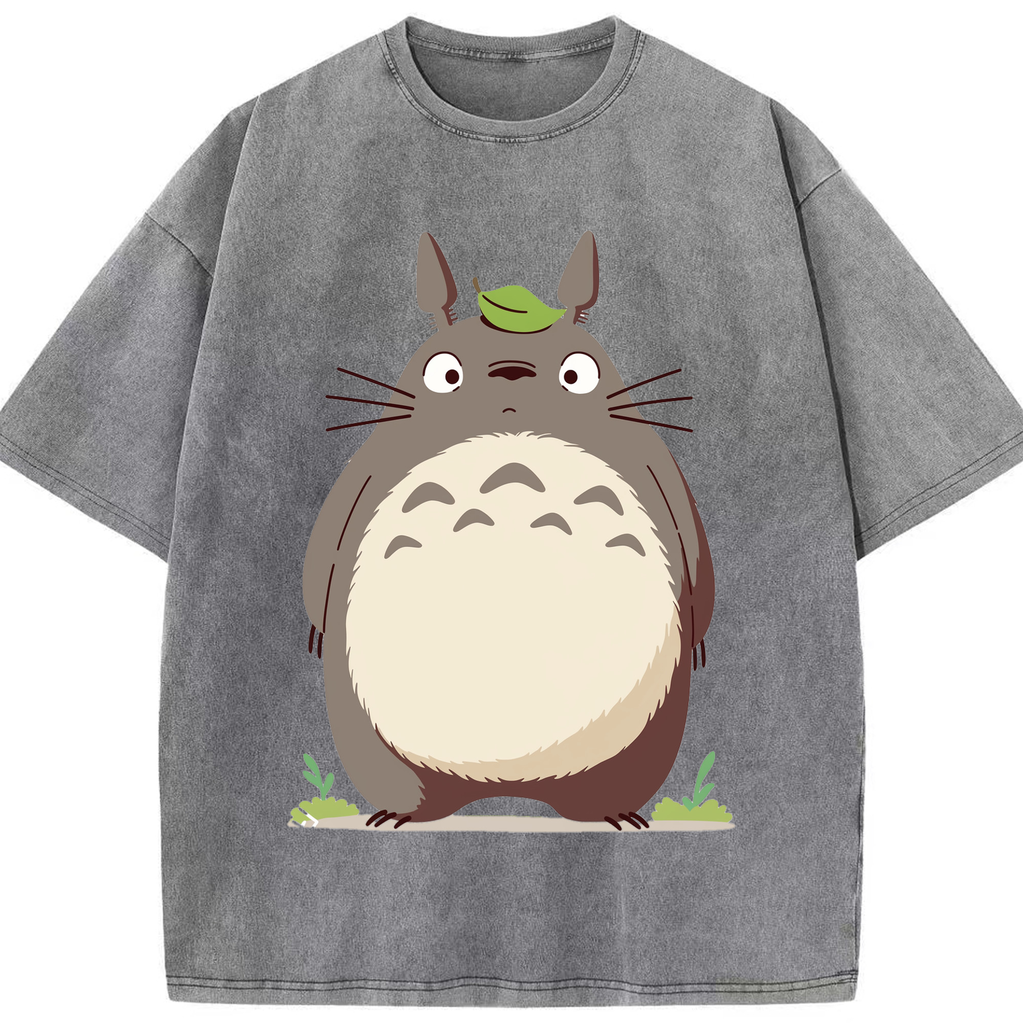 （画像用） となりのトトロ 草壁メイ 草壁サツキ My Neighbor Totoro Satsuki Kusakabe Mei Kusakabe 綿100% ヴィンテージ風 半袖Tシャツ（フロントプリント）