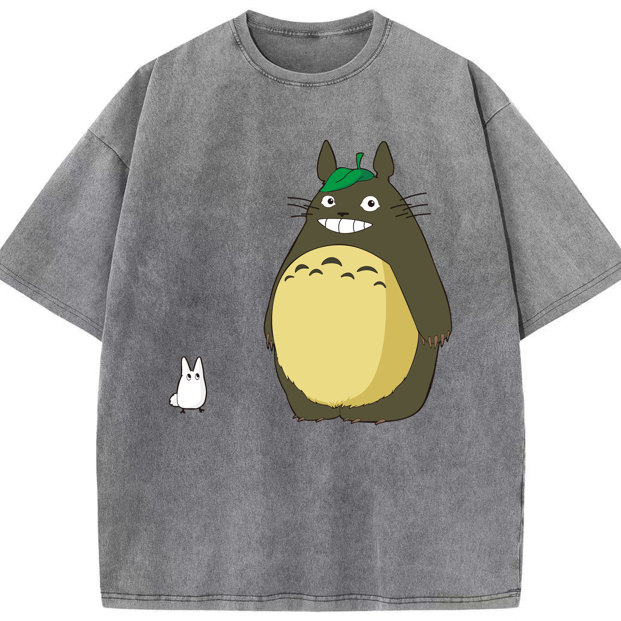 （画像用） となりのトトロ 草壁メイ 草壁サツキ My Neighbor Totoro Satsuki Kusakabe Mei Kusakabe 綿100% ヴィンテージ風 半袖Tシャツ（フロントプリント）