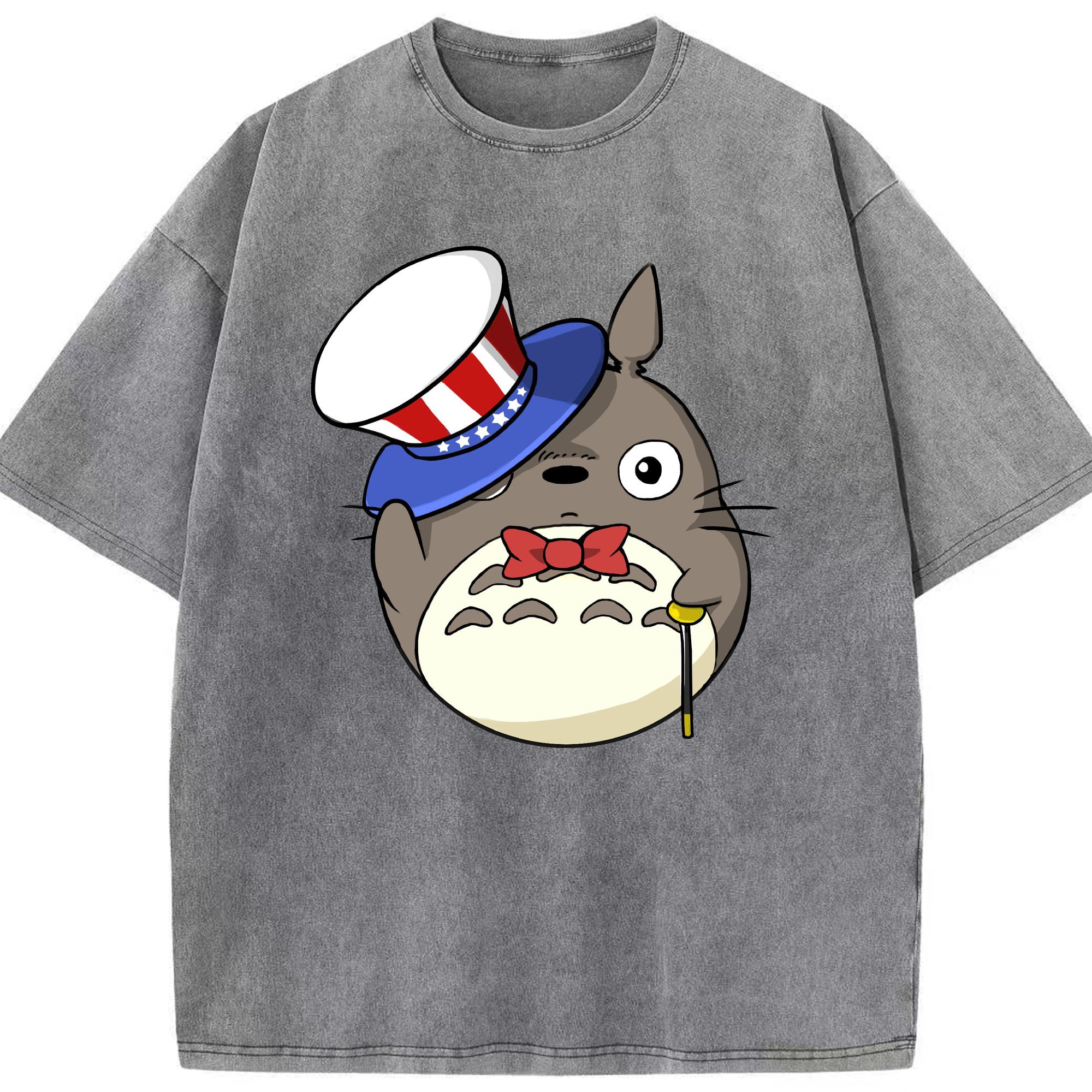 （画像用） となりのトトロ 草壁メイ 草壁サツキ My Neighbor Totoro Satsuki Kusakabe Mei Kusakabe 綿100% ヴィンテージ風 半袖Tシャツ（フロントプリント）