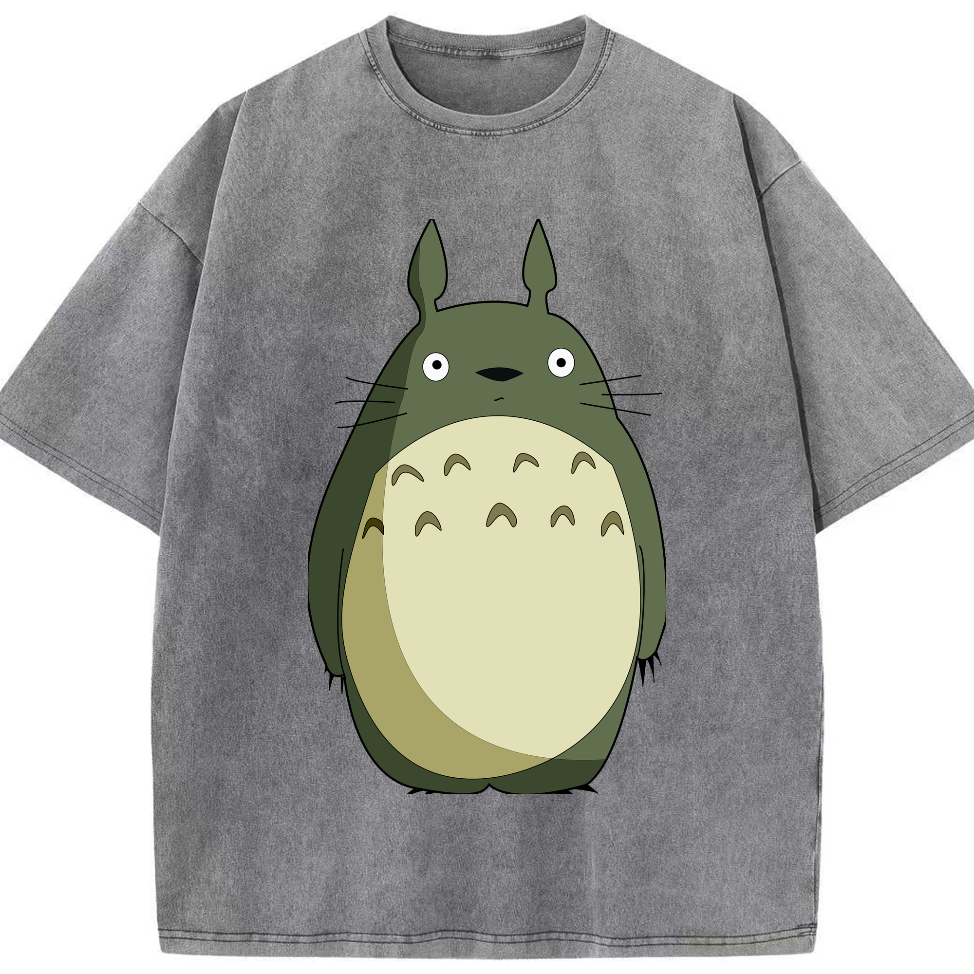 （画像用） となりのトトロ 草壁メイ 草壁サツキ My Neighbor Totoro Satsuki Kusakabe Mei Kusakabe 綿100% ヴィンテージ風 半袖Tシャツ（フロントプリント）