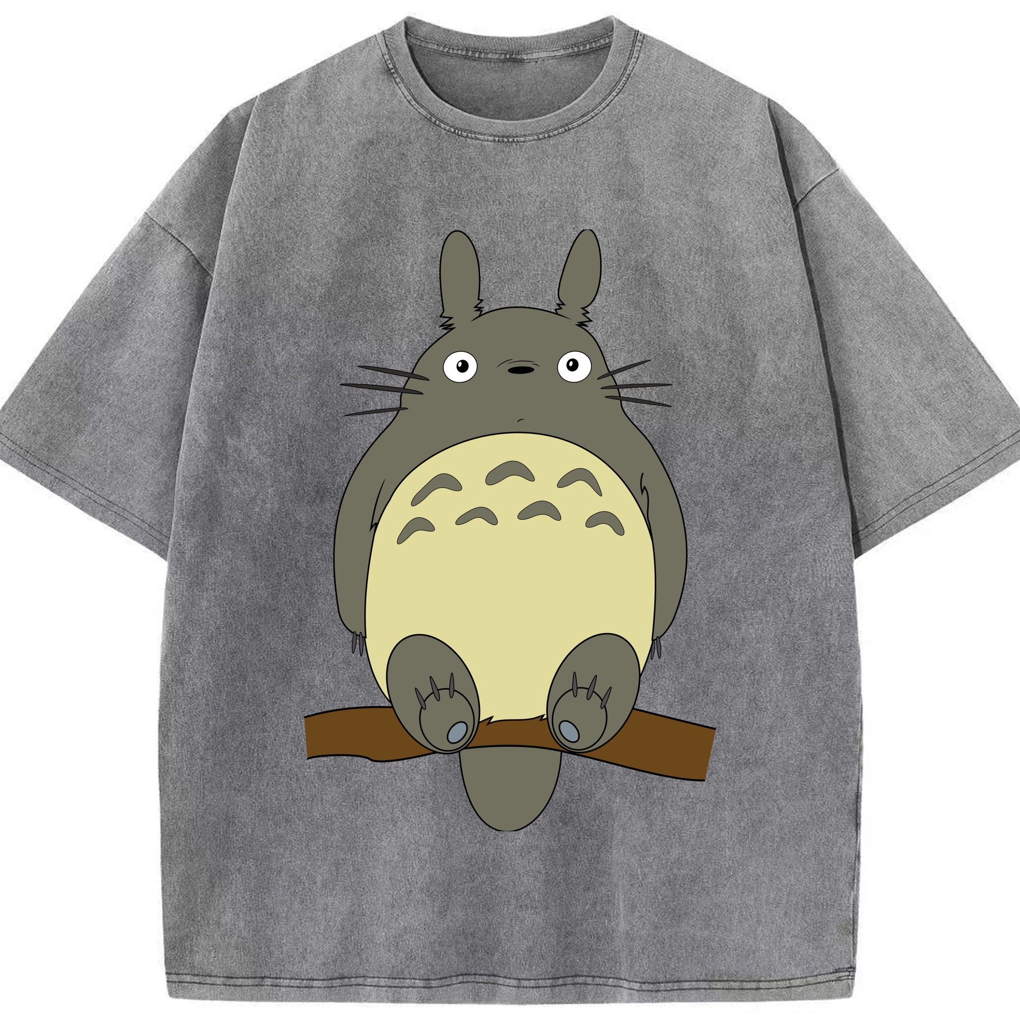 （画像用） となりのトトロ 草壁メイ 草壁サツキ My Neighbor Totoro Satsuki Kusakabe Mei Kusakabe 綿100% ヴィンテージ風 半袖Tシャツ（フロントプリント）