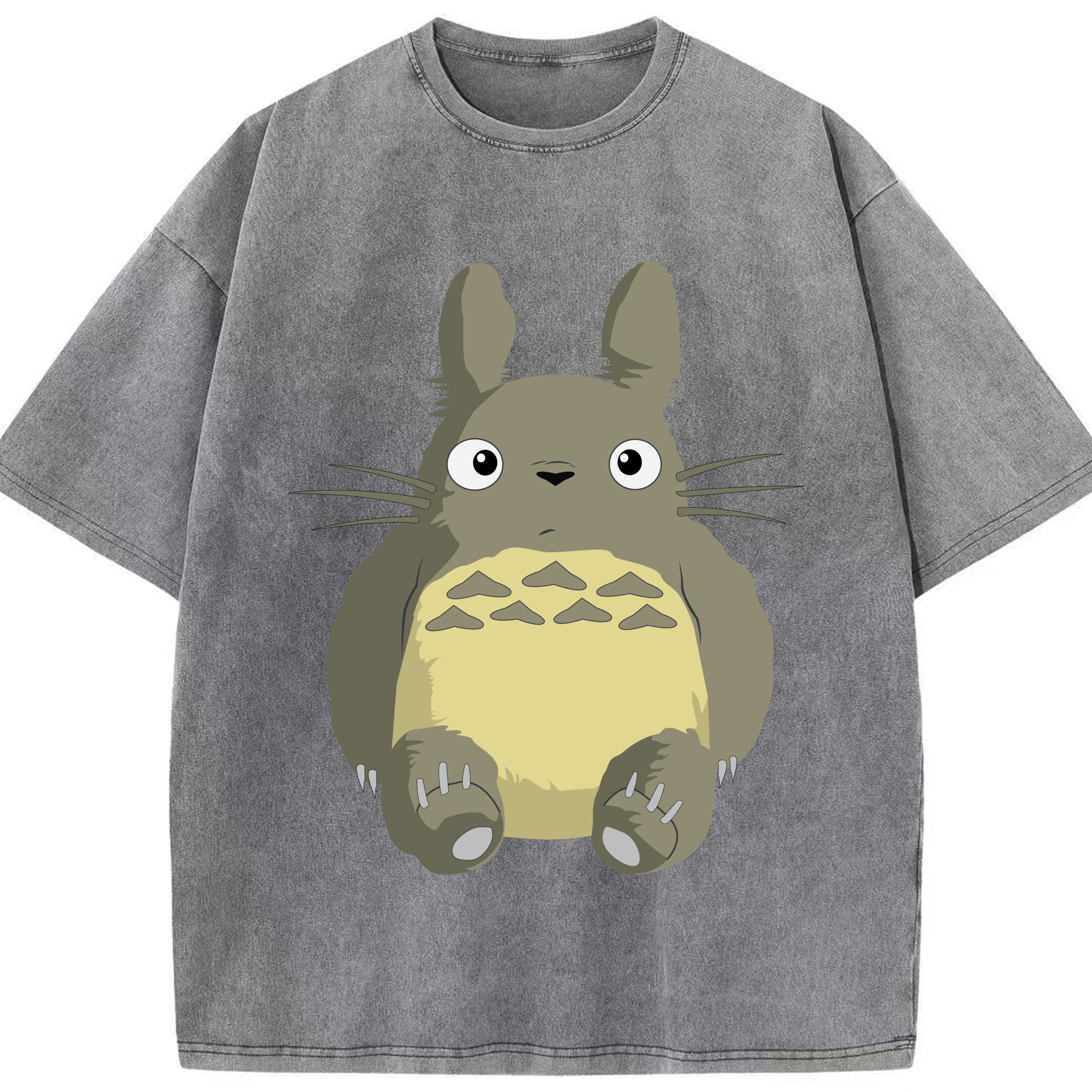 （画像用） となりのトトロ 草壁メイ 草壁サツキ My Neighbor Totoro Satsuki Kusakabe Mei Kusakabe 綿100% ヴィンテージ風 半袖Tシャツ（フロントプリント）