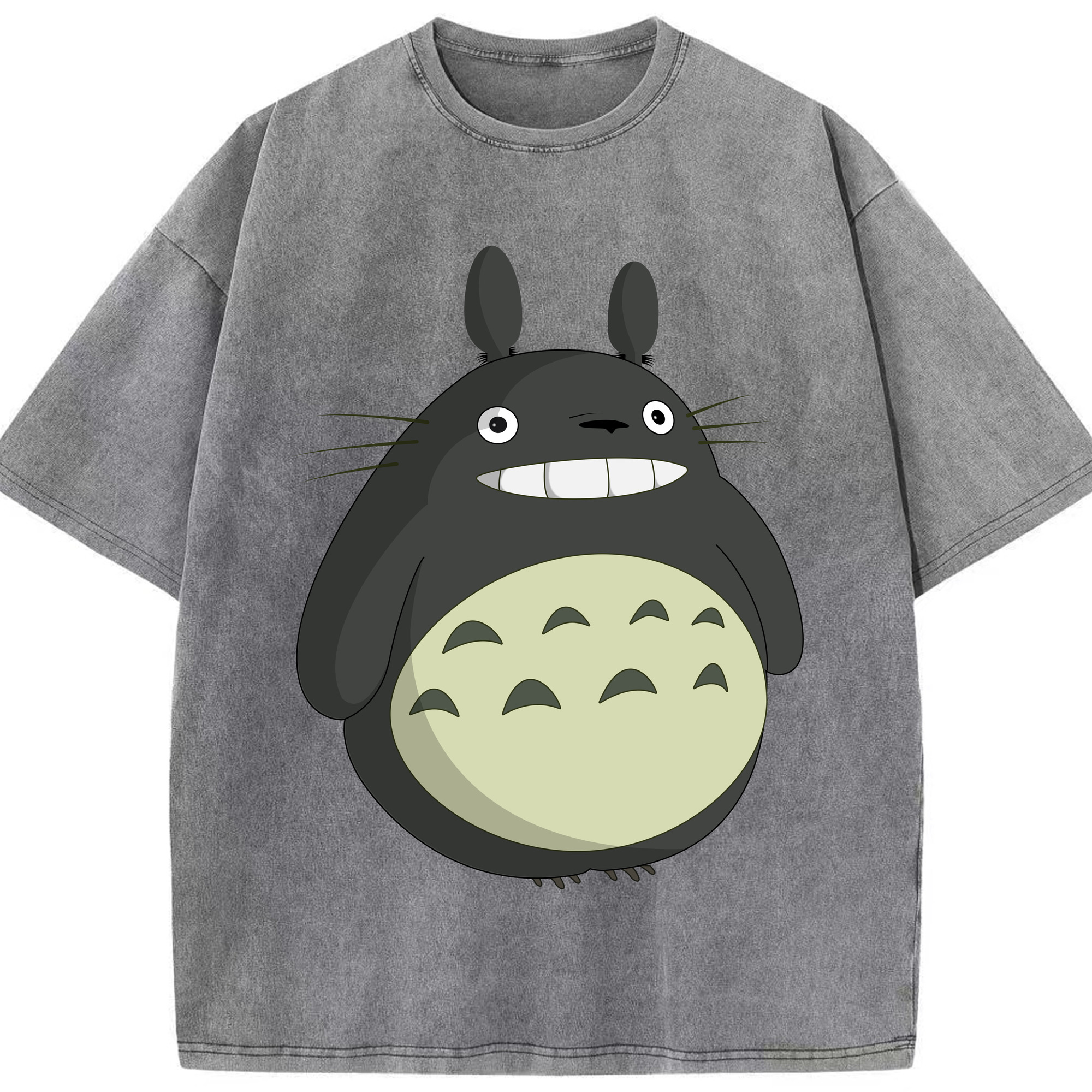 （画像用） となりのトトロ 草壁メイ 草壁サツキ My Neighbor Totoro Satsuki Kusakabe Mei Kusakabe 綿100% ヴィンテージ風 半袖Tシャツ（フロントプリント）