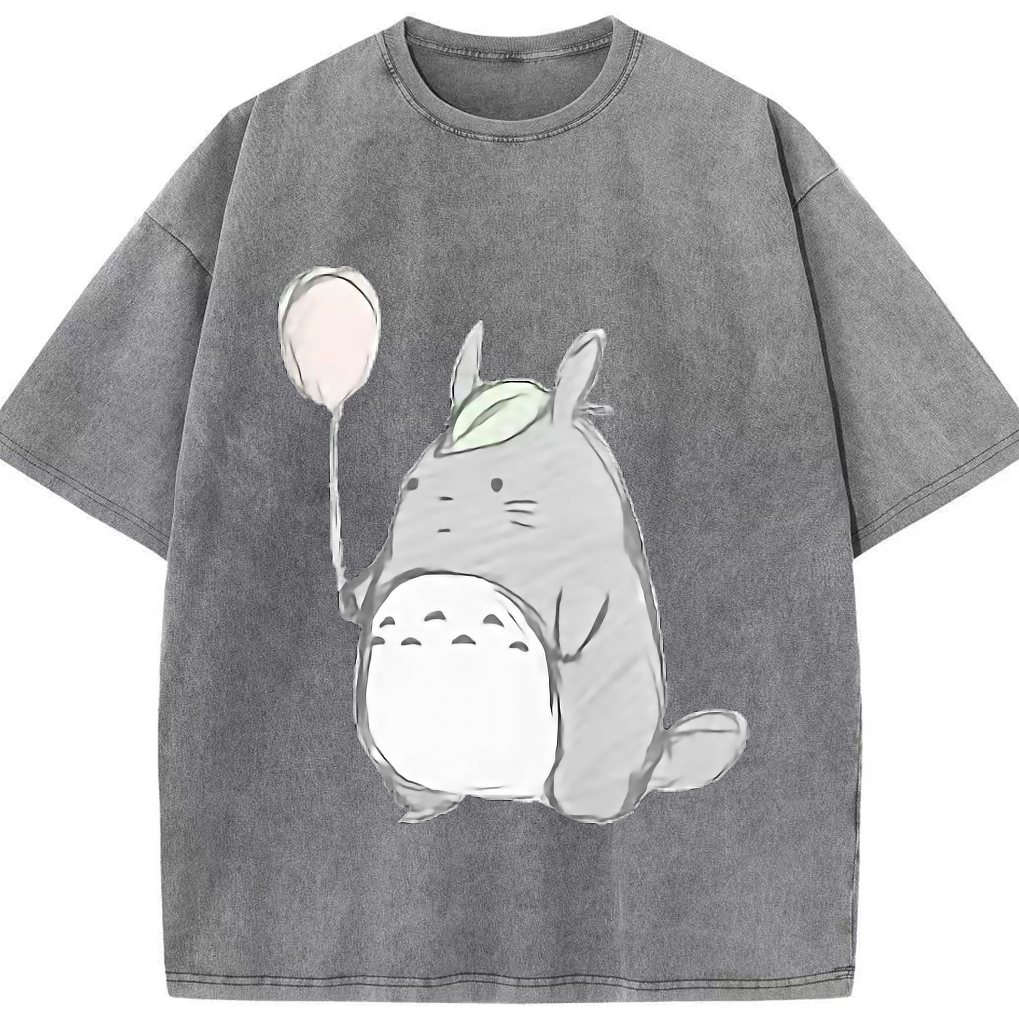 （画像用） となりのトトロ 草壁メイ 草壁サツキ My Neighbor Totoro Satsuki Kusakabe Mei Kusakabe 綿100% ヴィンテージ風 半袖Tシャツ（フロントプリント）