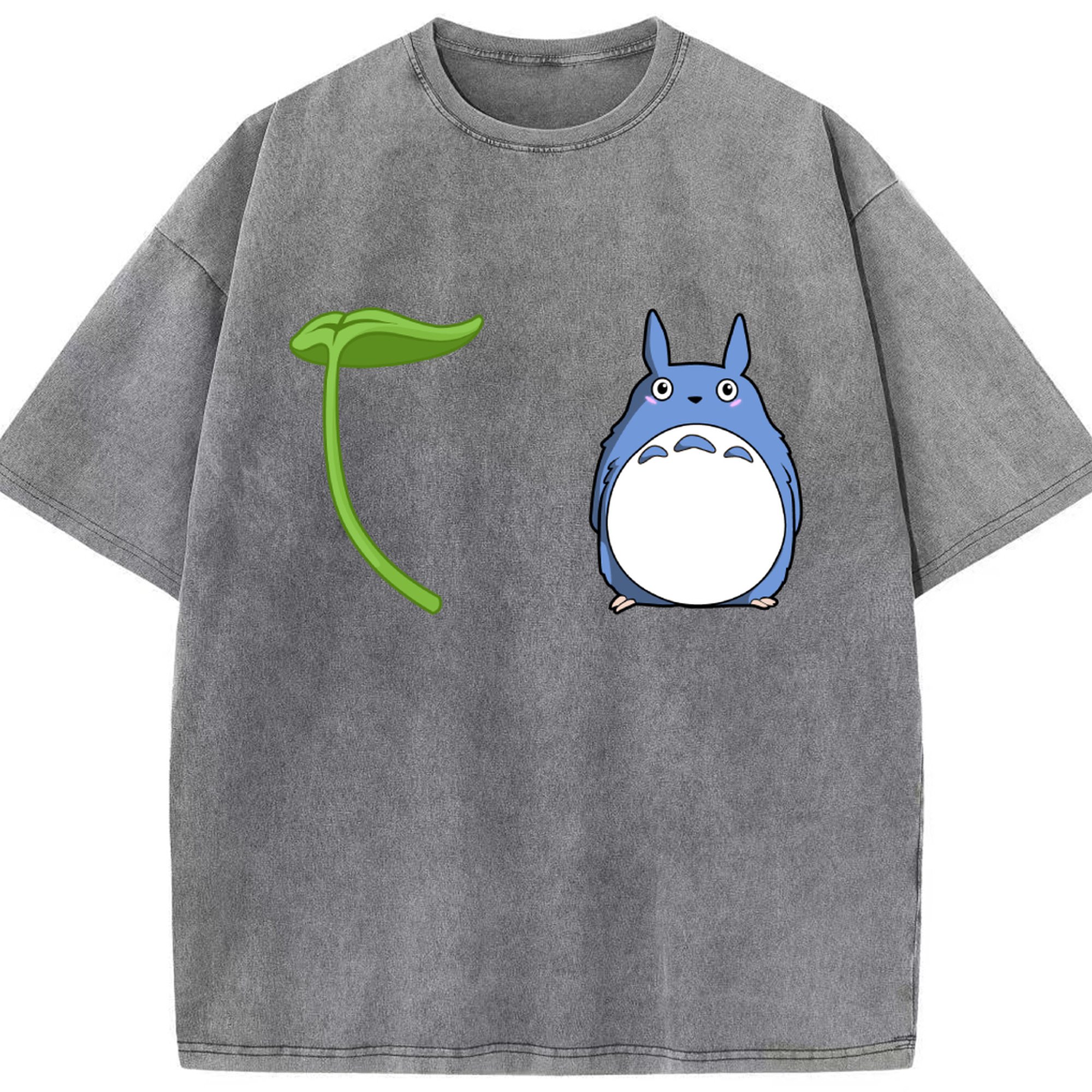 （画像用） となりのトトロ 草壁メイ 草壁サツキ My Neighbor Totoro Satsuki Kusakabe Mei Kusakabe 綿100% ヴィンテージ風 半袖Tシャツ（フロントプリント）