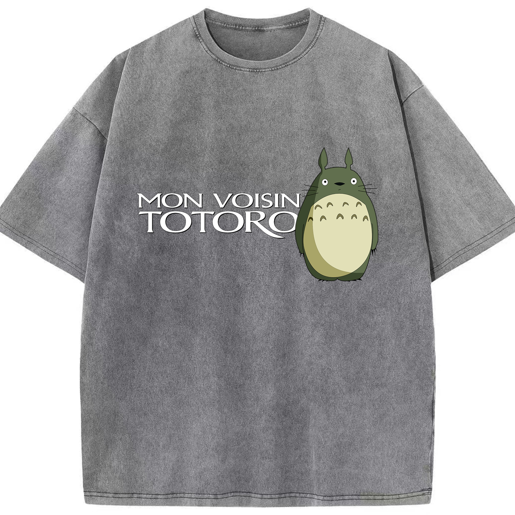 （画像用） となりのトトロ 草壁メイ 草壁サツキ My Neighbor Totoro Satsuki Kusakabe Mei Kusakabe 綿100% ヴィンテージ風 半袖Tシャツ（フロントプリント）
