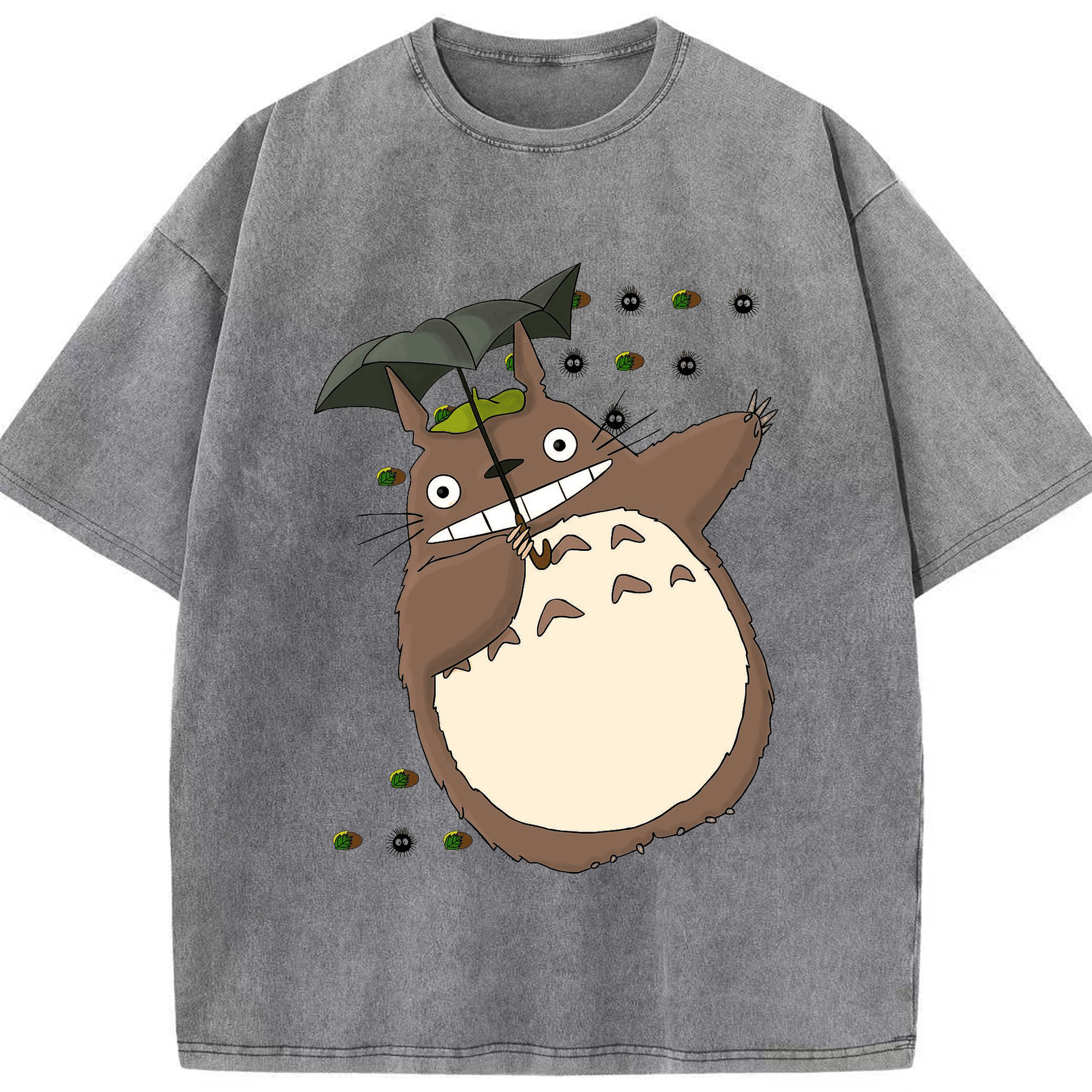 （画像用） となりのトトロ 草壁メイ 草壁サツキ My Neighbor Totoro Satsuki Kusakabe Mei Kusakabe 綿100% ヴィンテージ風 半袖Tシャツ（フロントプリント）