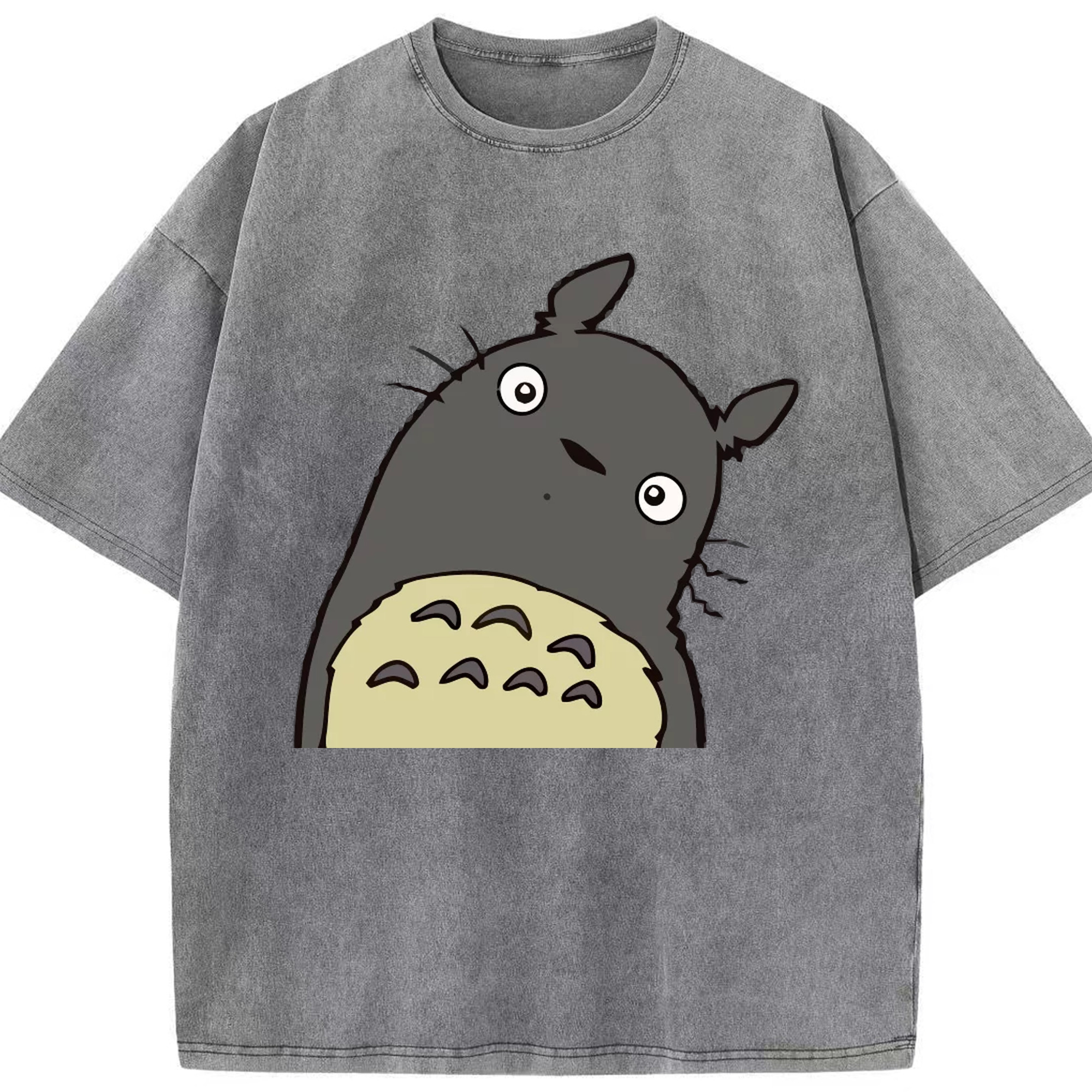 （画像用） となりのトトロ 草壁メイ 草壁サツキ My Neighbor Totoro Satsuki Kusakabe Mei Kusakabe 綿100% ヴィンテージ風 半袖Tシャツ（フロントプリント）