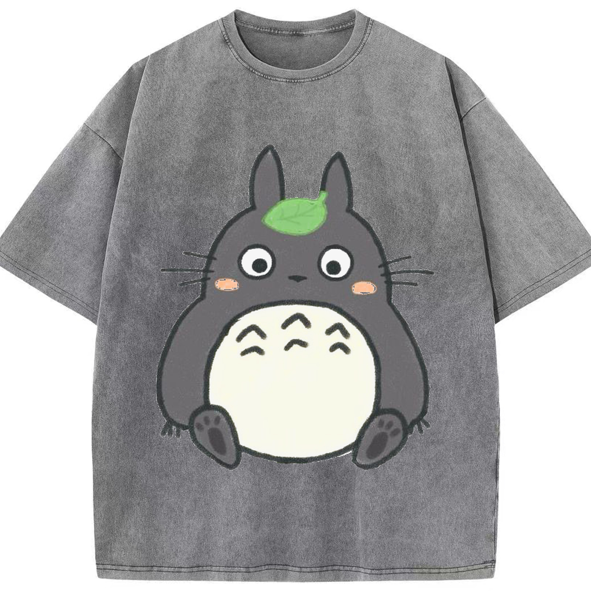 （画像用） となりのトトロ 草壁メイ 草壁サツキ My Neighbor Totoro Satsuki Kusakabe Mei Kusakabe 綿100% ヴィンテージ風 半袖Tシャツ（フロントプリント）