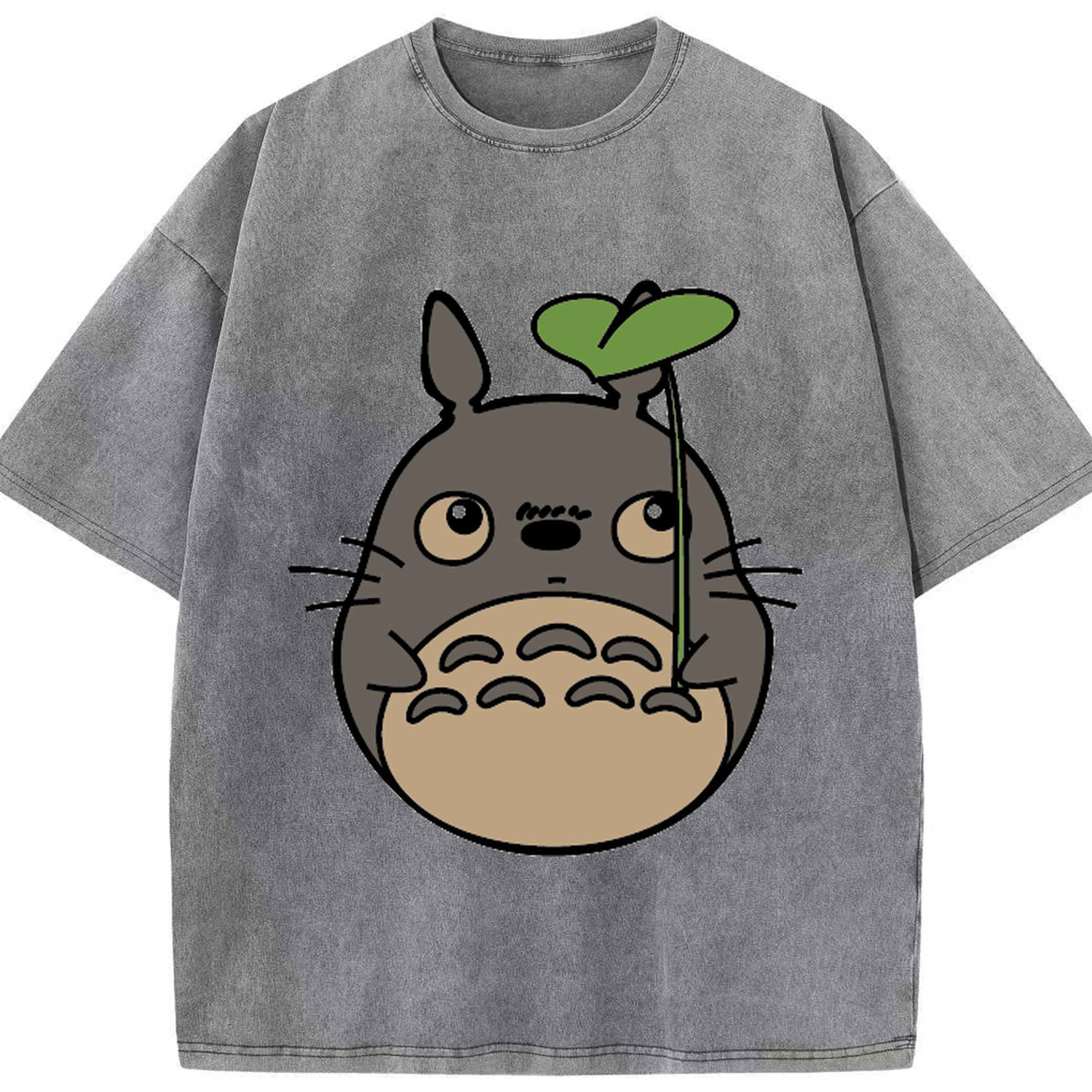 （画像用） となりのトトロ 草壁メイ 草壁サツキ My Neighbor Totoro Satsuki Kusakabe Mei Kusakabe 綿100% ヴィンテージ風 半袖Tシャツ（フロントプリント）