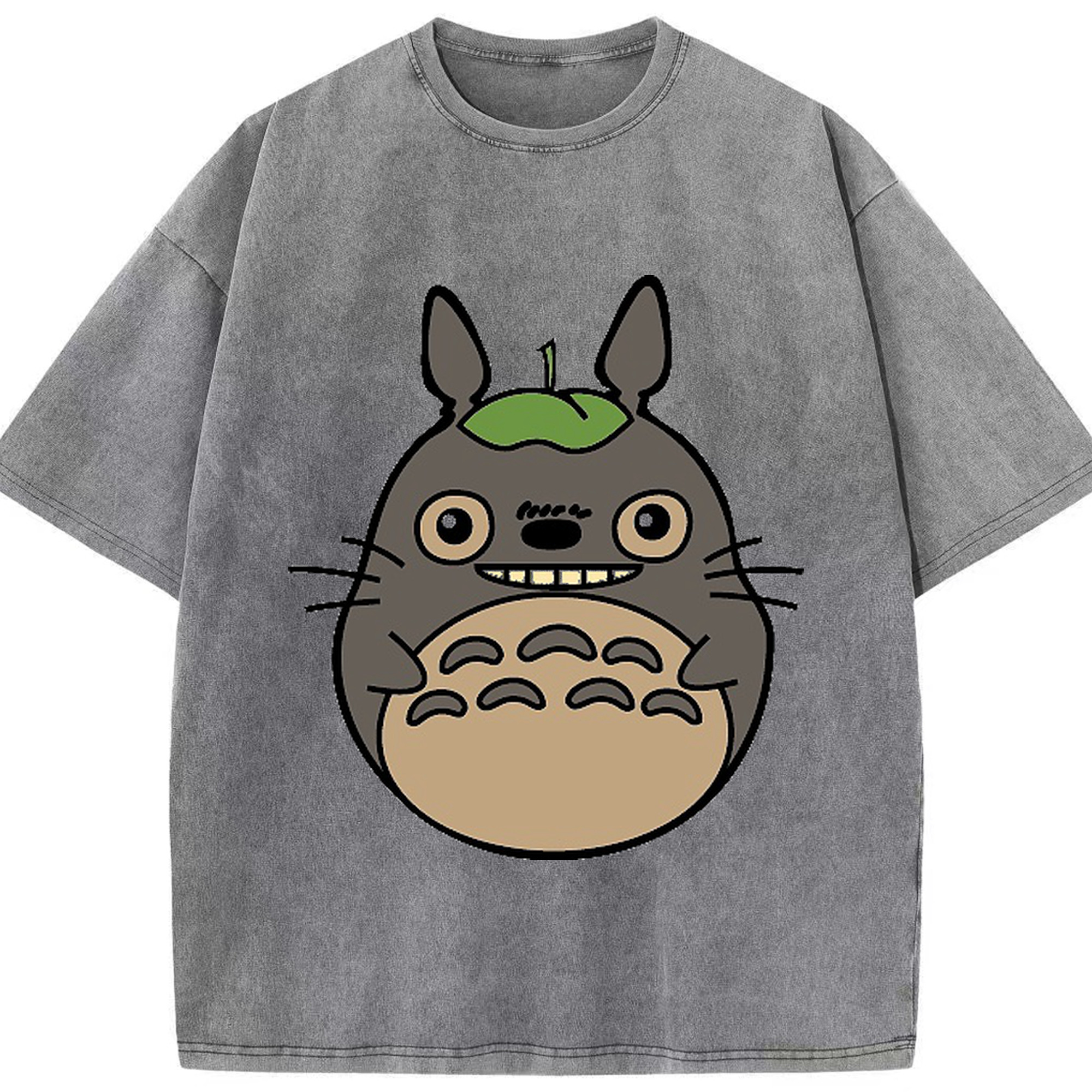 （画像用） となりのトトロ 草壁メイ 草壁サツキ My Neighbor Totoro Satsuki Kusakabe Mei Kusakabe 綿100% ヴィンテージ風 半袖Tシャツ（フロントプリント）