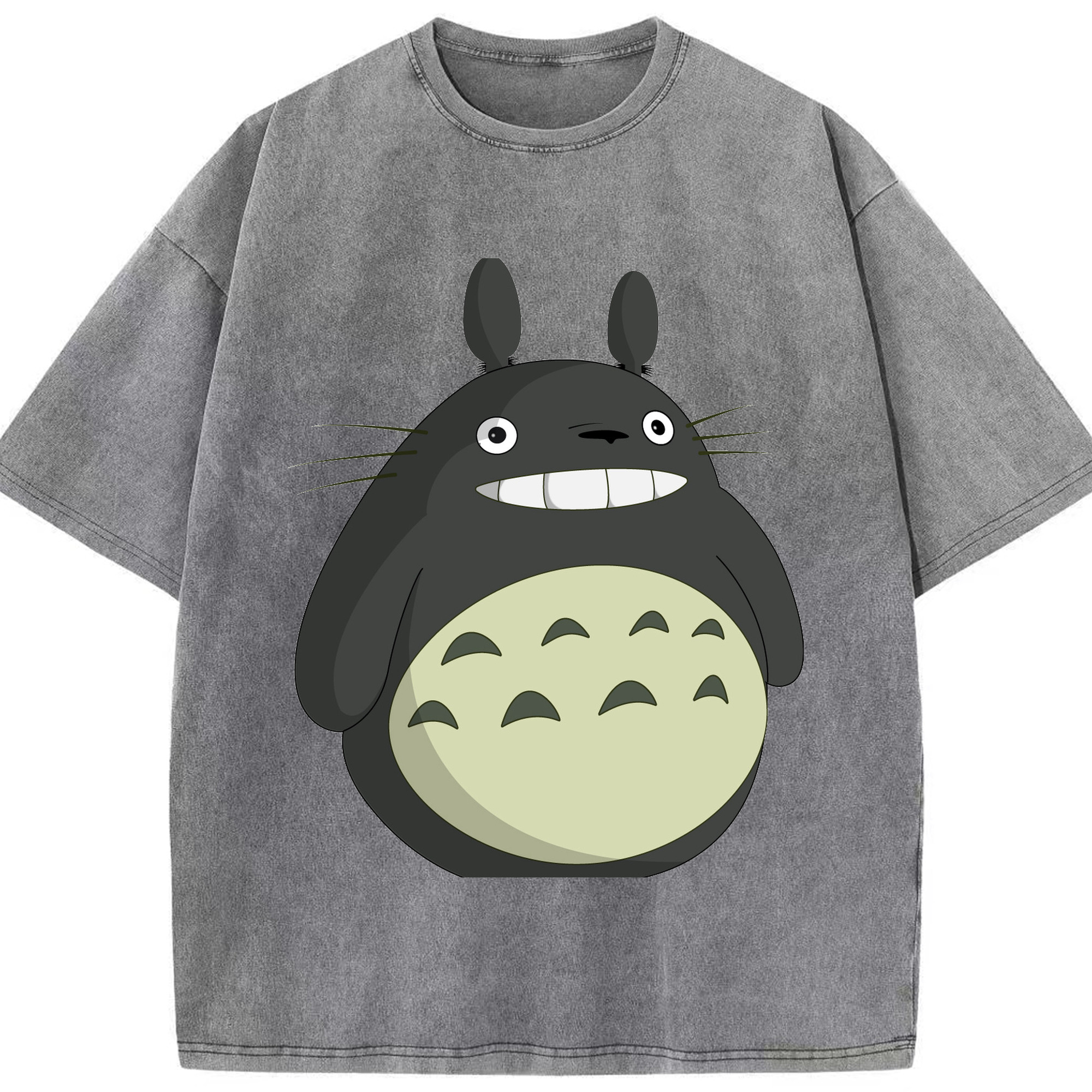 （画像用） となりのトトロ 草壁メイ 草壁サツキ My Neighbor Totoro Satsuki Kusakabe Mei Kusakabe 綿100% ヴィンテージ風 半袖Tシャツ（フロントプリント）