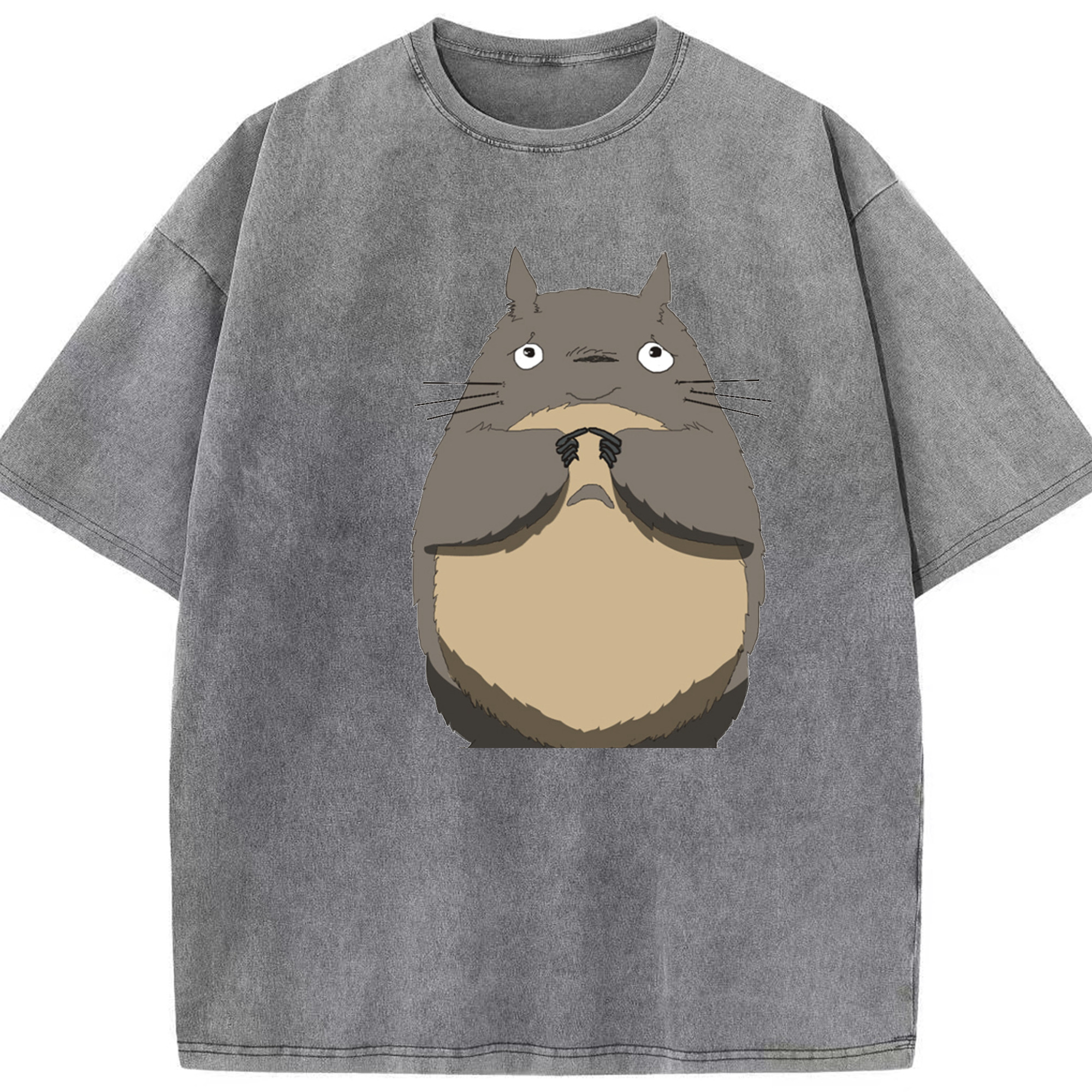 （画像用） となりのトトロ 草壁メイ 草壁サツキ My Neighbor Totoro Satsuki Kusakabe Mei Kusakabe 綿100% ヴィンテージ風 半袖Tシャツ（フロントプリント）