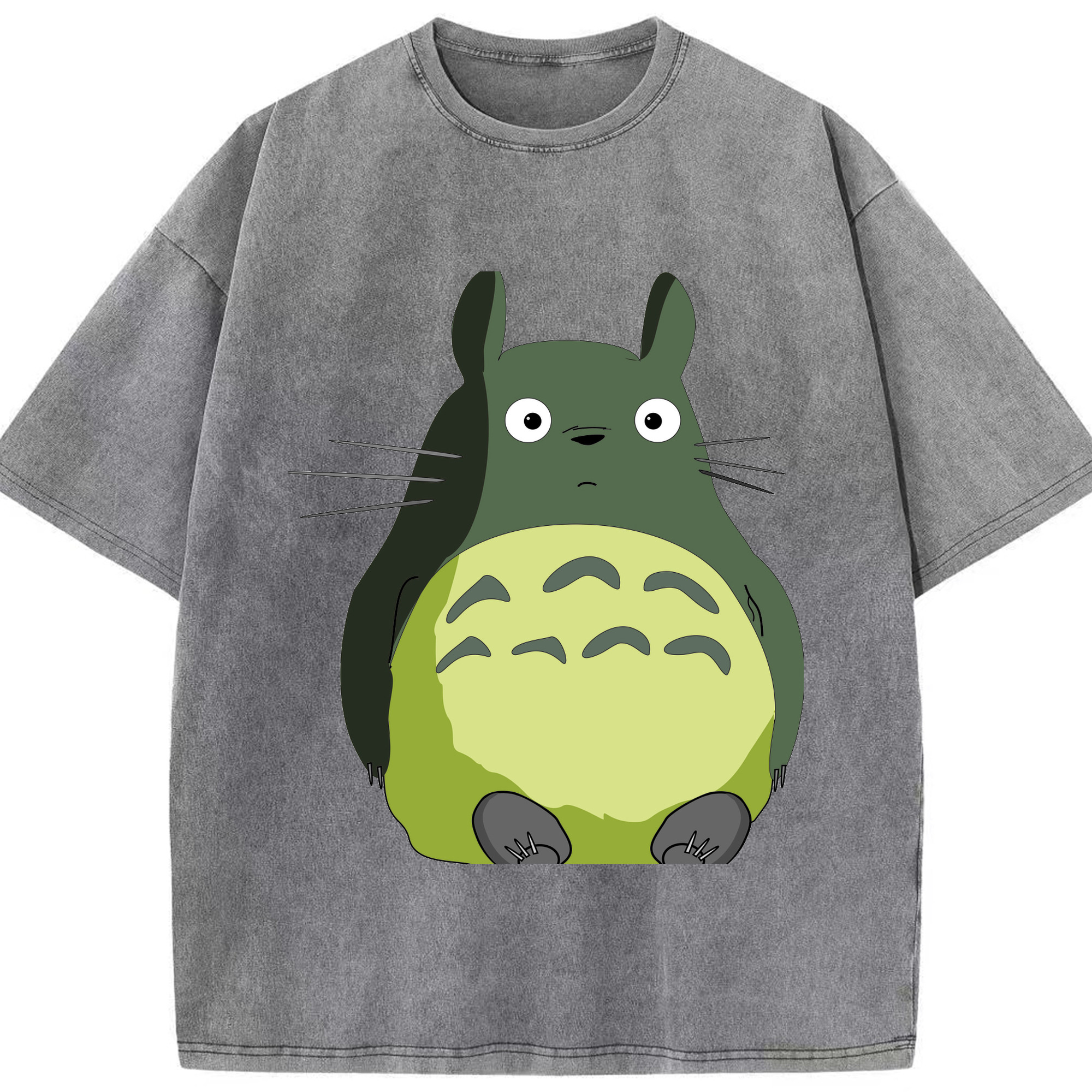 （画像用） となりのトトロ 草壁メイ 草壁サツキ My Neighbor Totoro Satsuki Kusakabe Mei Kusakabe 綿100% ヴィンテージ風 半袖Tシャツ（フロントプリント）