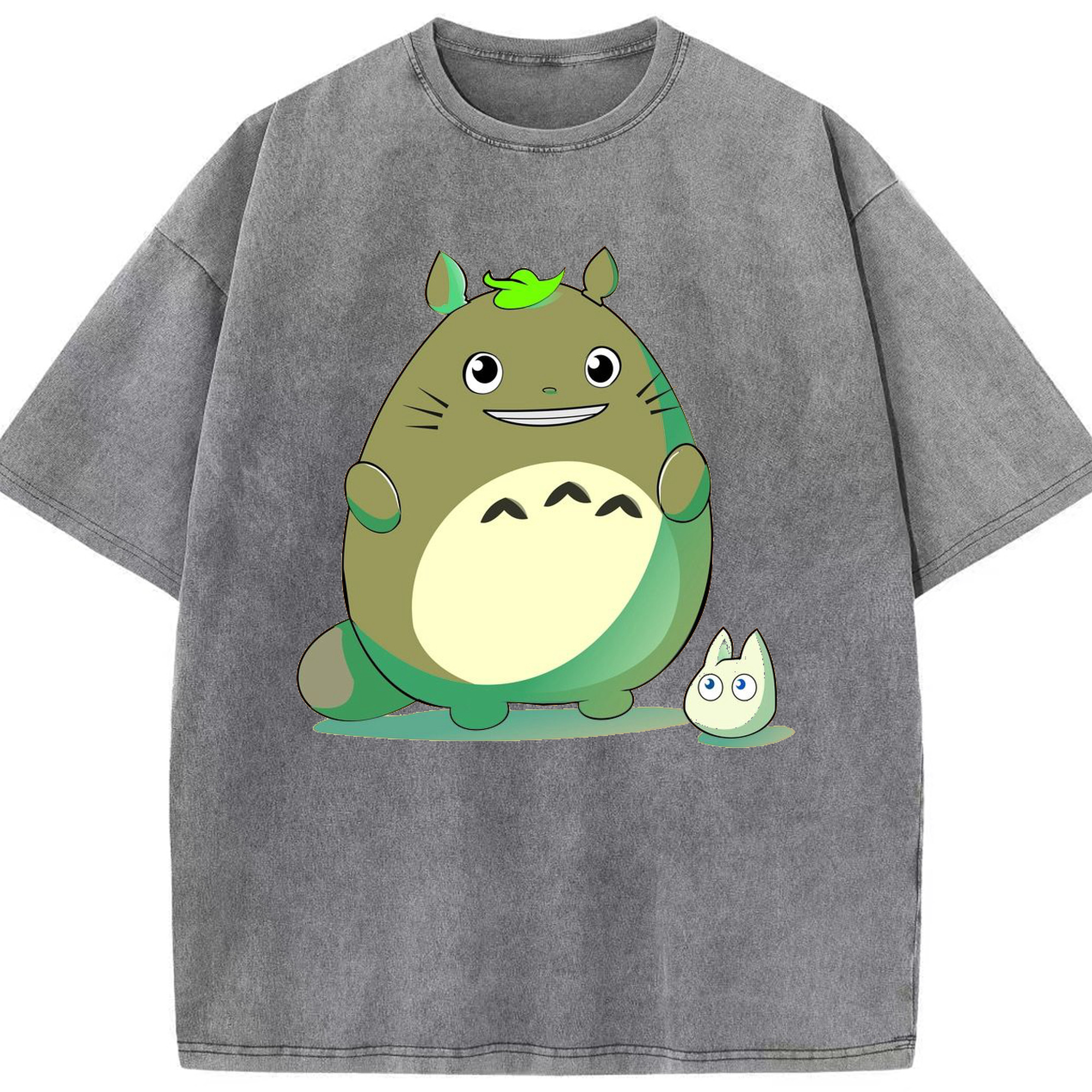 （画像用） となりのトトロ 草壁メイ 草壁サツキ My Neighbor Totoro Satsuki Kusakabe Mei Kusakabe 綿100% ヴィンテージ風 半袖Tシャツ（フロントプリント）