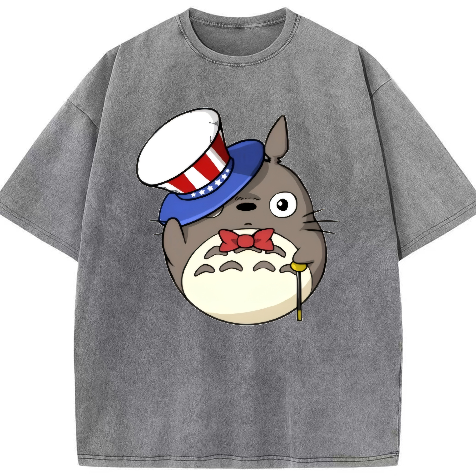 （画像用） となりのトトロ 草壁メイ 草壁サツキ My Neighbor Totoro Satsuki Kusakabe Mei Kusakabe 綿100% ヴィンテージ風 半袖Tシャツ（フロントプリント）