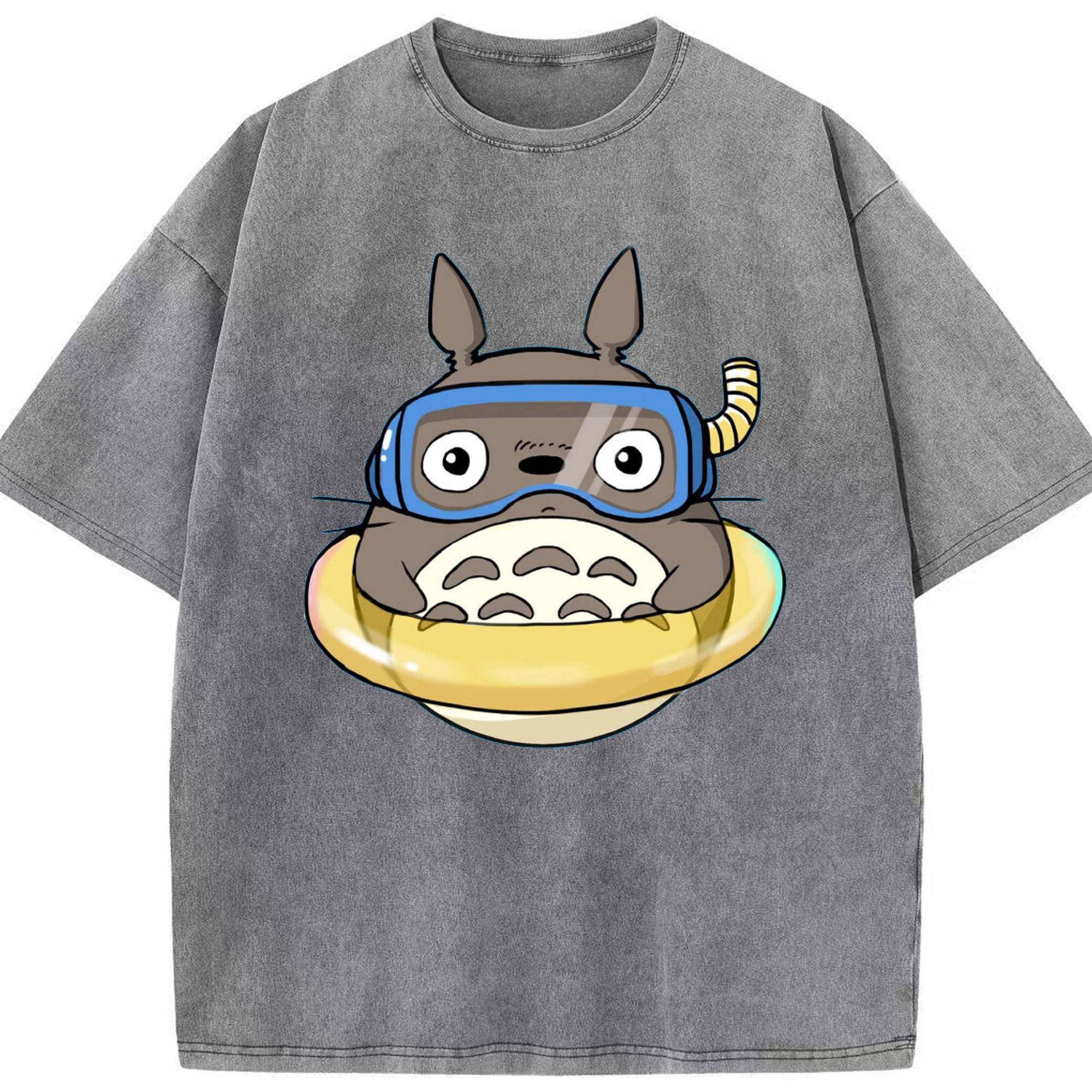 （画像用） となりのトトロ 草壁メイ 草壁サツキ My Neighbor Totoro Satsuki Kusakabe Mei Kusakabe 綿100% ヴィンテージ風 半袖Tシャツ（フロントプリント）