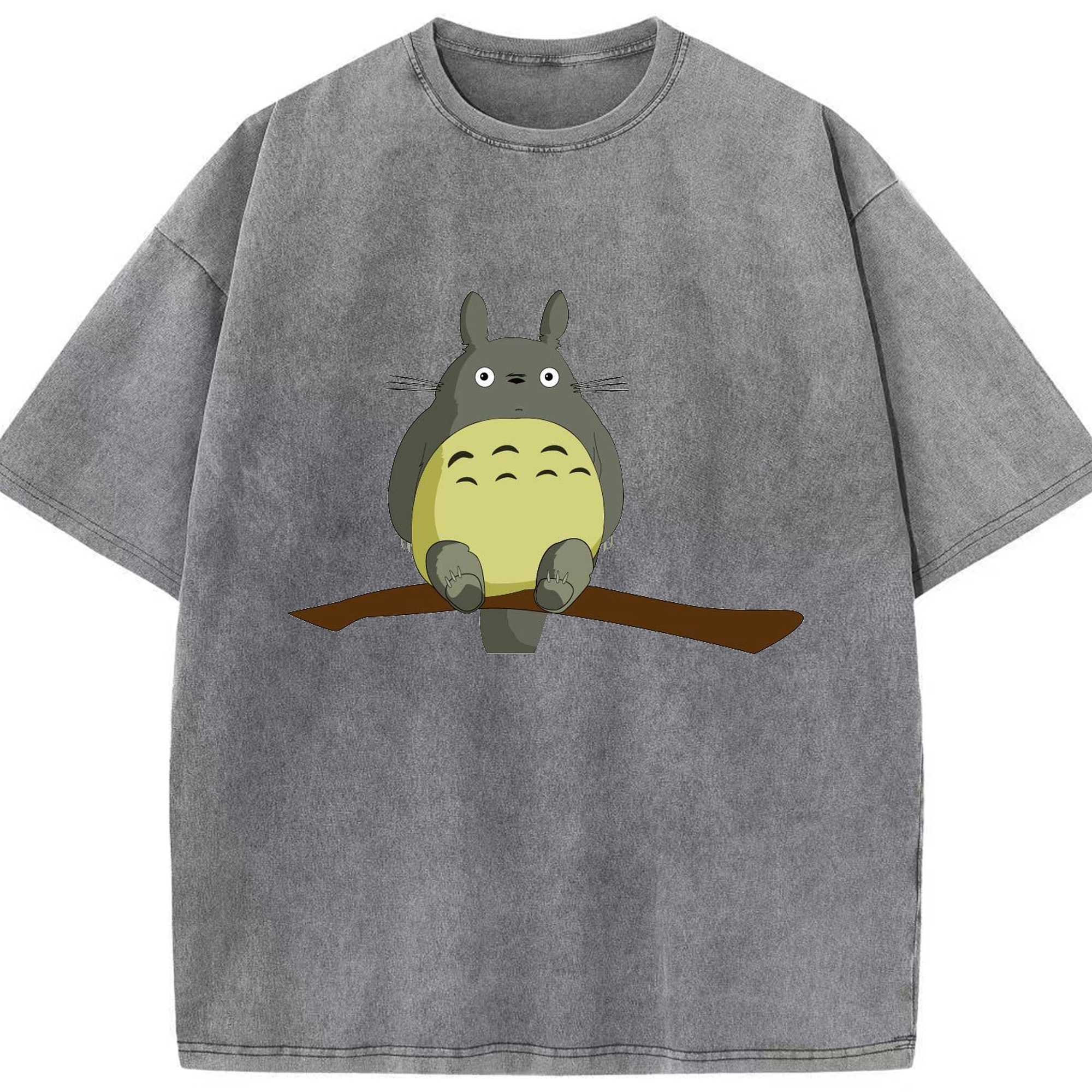 （画像用） となりのトトロ 草壁メイ 草壁サツキ My Neighbor Totoro Satsuki Kusakabe Mei Kusakabe 綿100% ヴィンテージ風 半袖Tシャツ（フロントプリント）