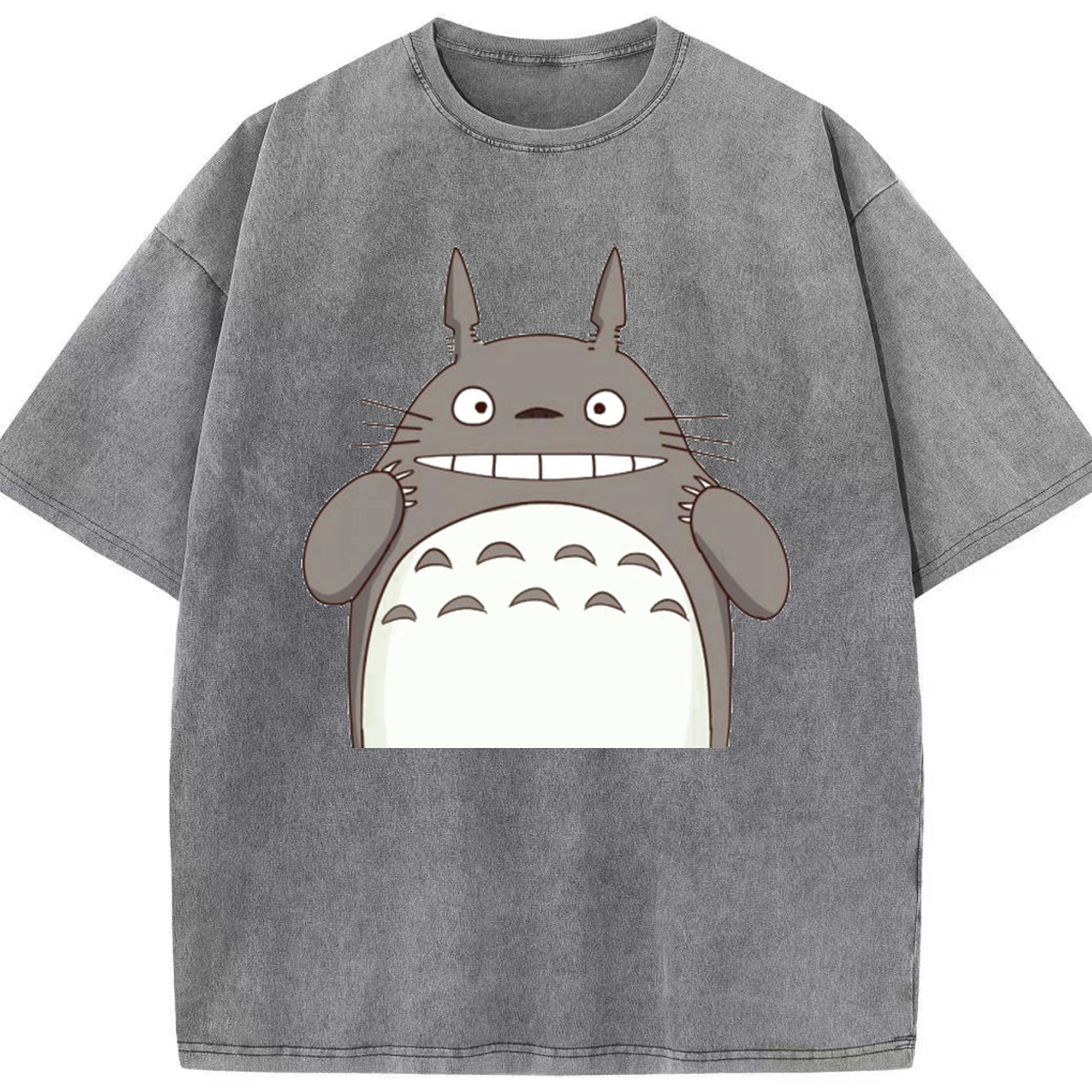 （画像用） となりのトトロ 草壁メイ 草壁サツキ My Neighbor Totoro Satsuki Kusakabe Mei Kusakabe 綿100% ヴィンテージ風 半袖Tシャツ（フロントプリント）