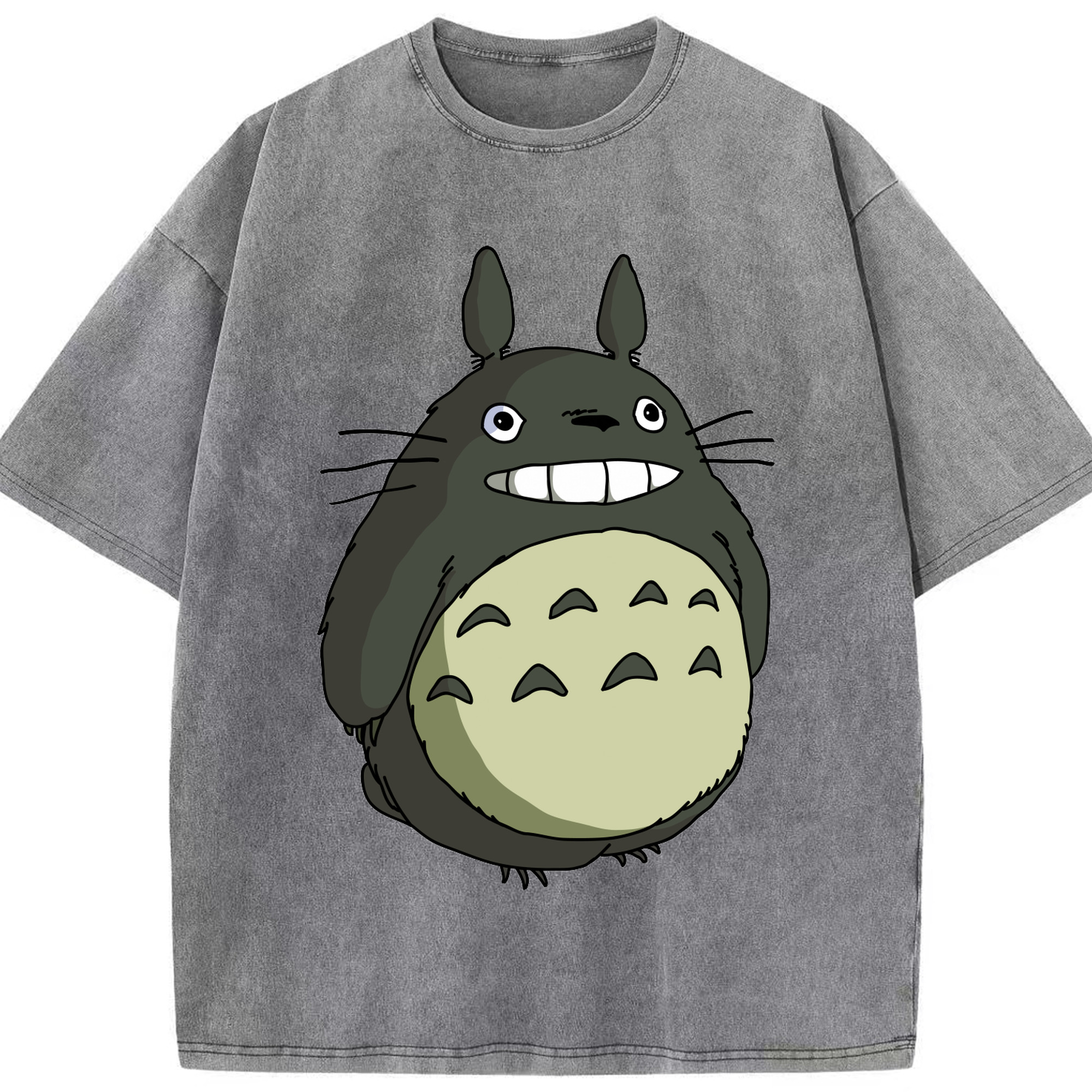 （画像用） となりのトトロ 草壁メイ 草壁サツキ My Neighbor Totoro Satsuki Kusakabe Mei Kusakabe 綿100% ヴィンテージ風 半袖Tシャツ（フロントプリント）