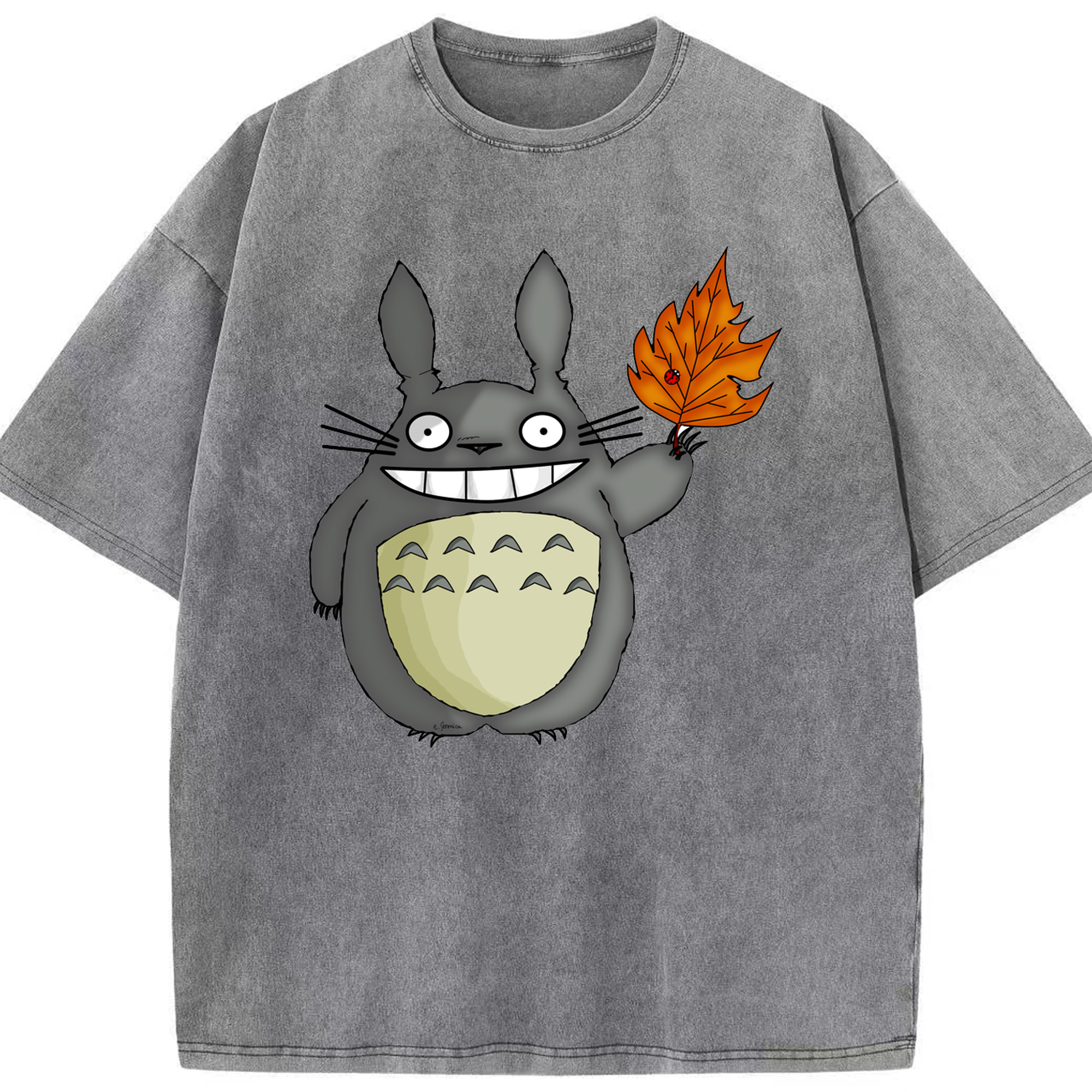 （画像用） となりのトトロ 草壁メイ 草壁サツキ My Neighbor Totoro Satsuki Kusakabe Mei Kusakabe 綿100% ヴィンテージ風 半袖Tシャツ（フロントプリント）