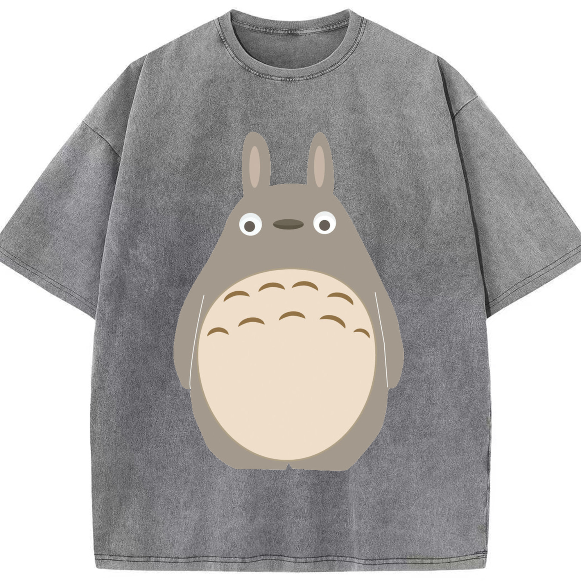 （画像用） となりのトトロ 草壁メイ 草壁サツキ My Neighbor Totoro Satsuki Kusakabe Mei Kusakabe 綿100% ヴィンテージ風 半袖Tシャツ（フロントプリント）